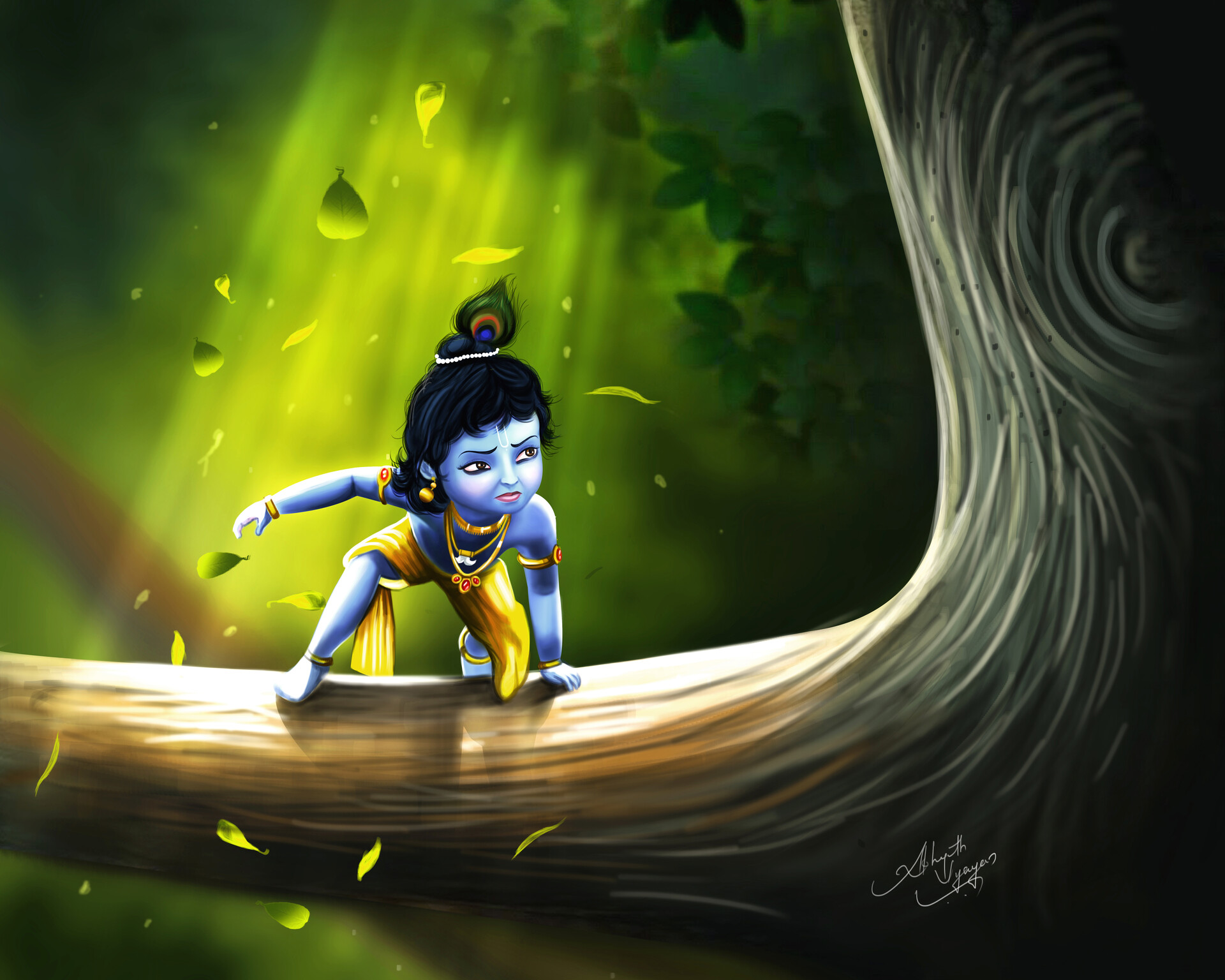 ArtStation - lord Krishna