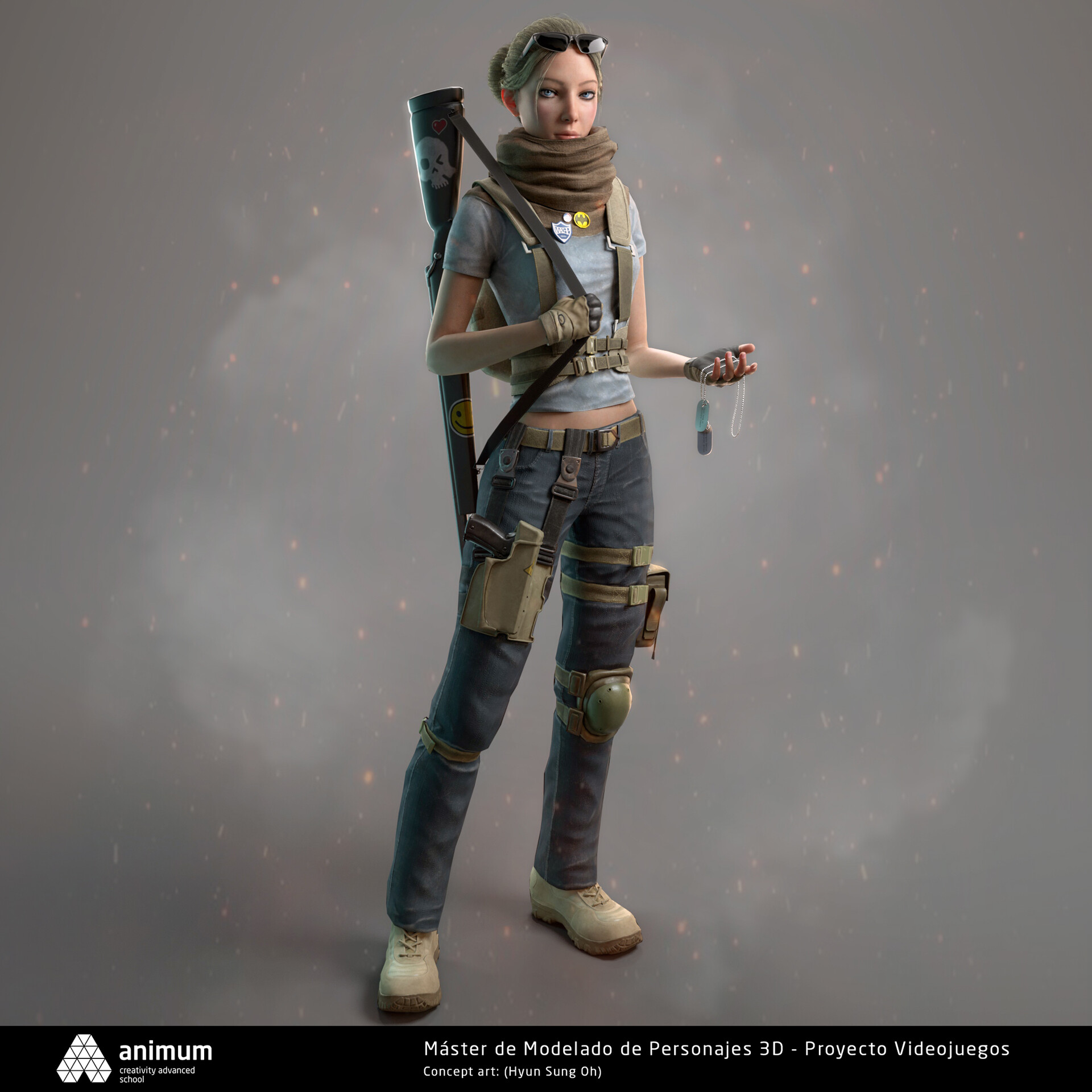 ArtStation - Female mercenary