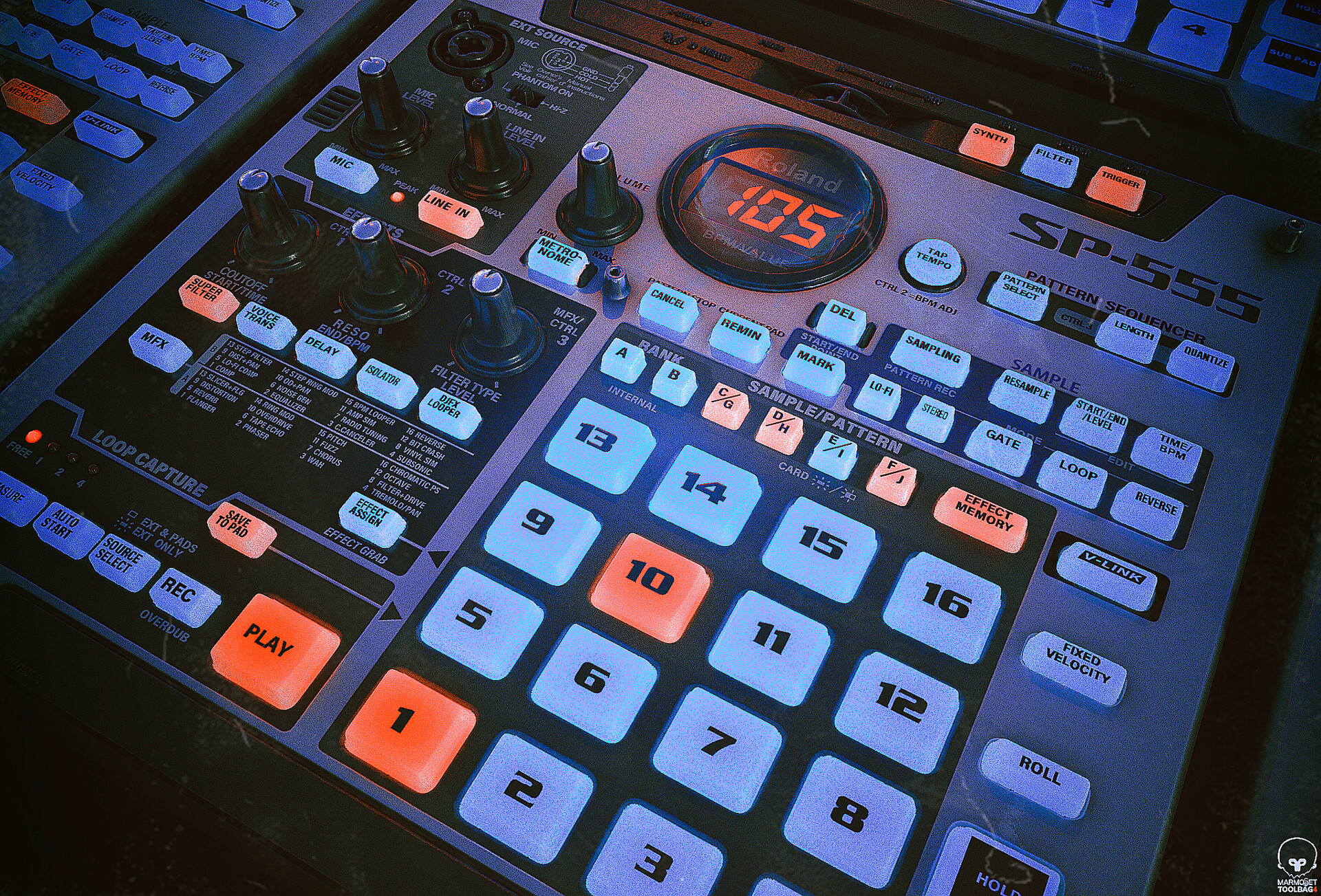 ArtStation - Roland SP-555 ArtStation - Roland SP-555