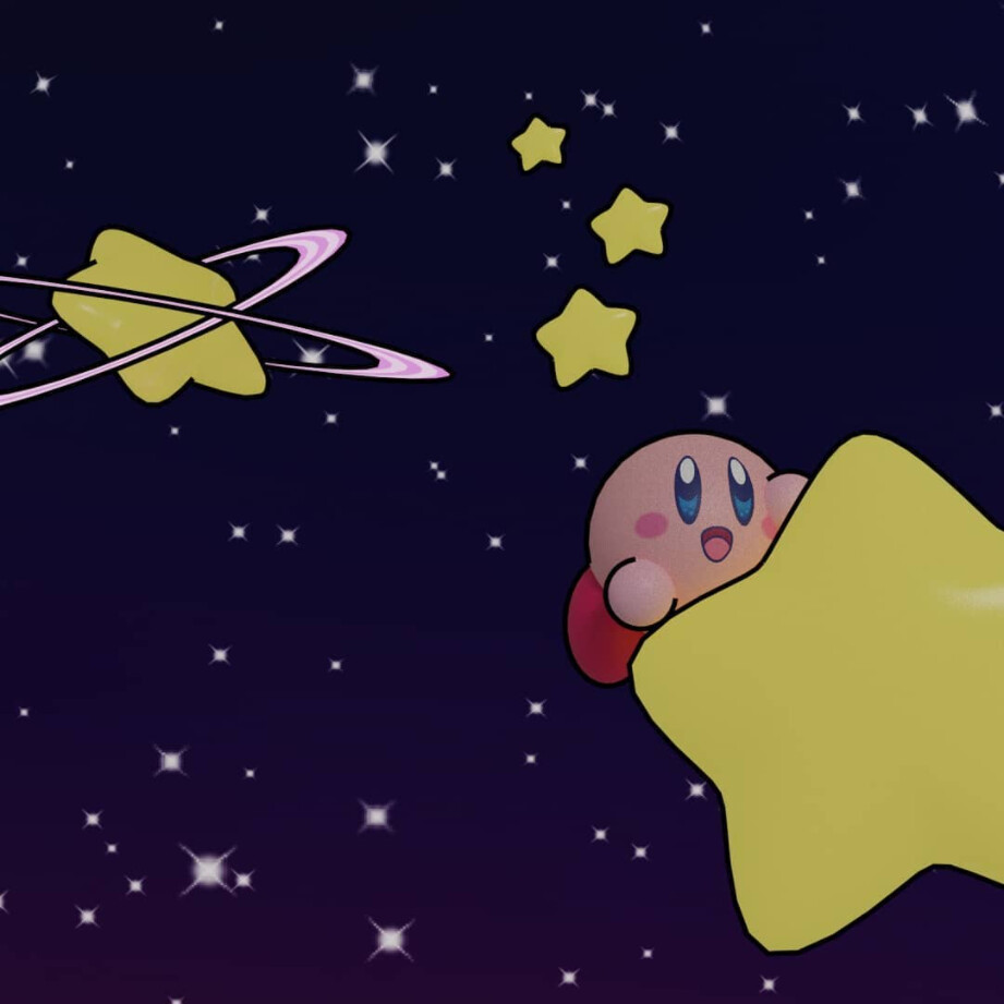ArtStation Kirby and popstar