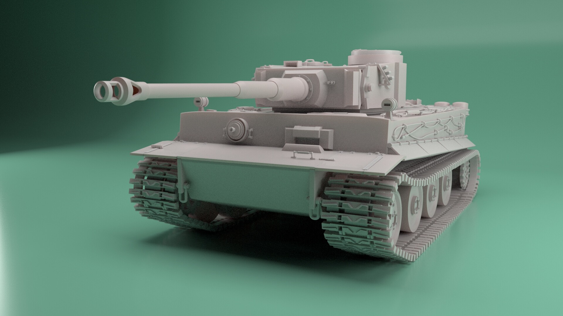 ArtStation - WWII TIGER 1 TANK