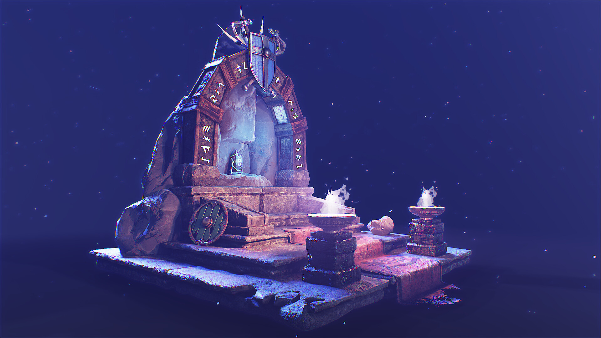 Artstation ruined altar