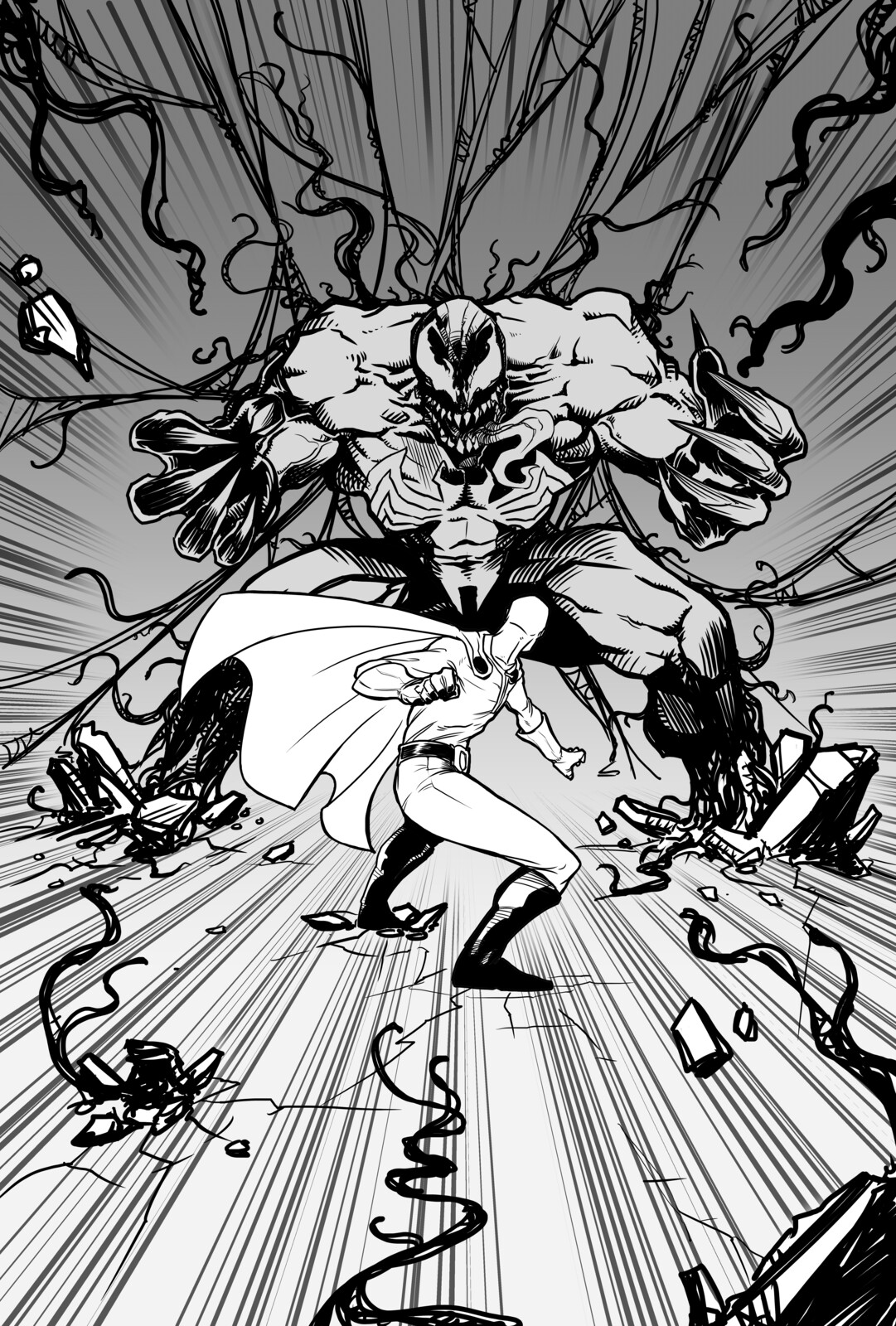 One Punch Man Vs Venom
