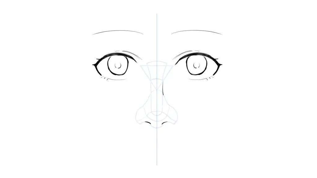 How to Draw Male Anime Face in 34 View Step by Step  AnimeOutline  Guy  drawing Anime face drawing Anime nose drawing male