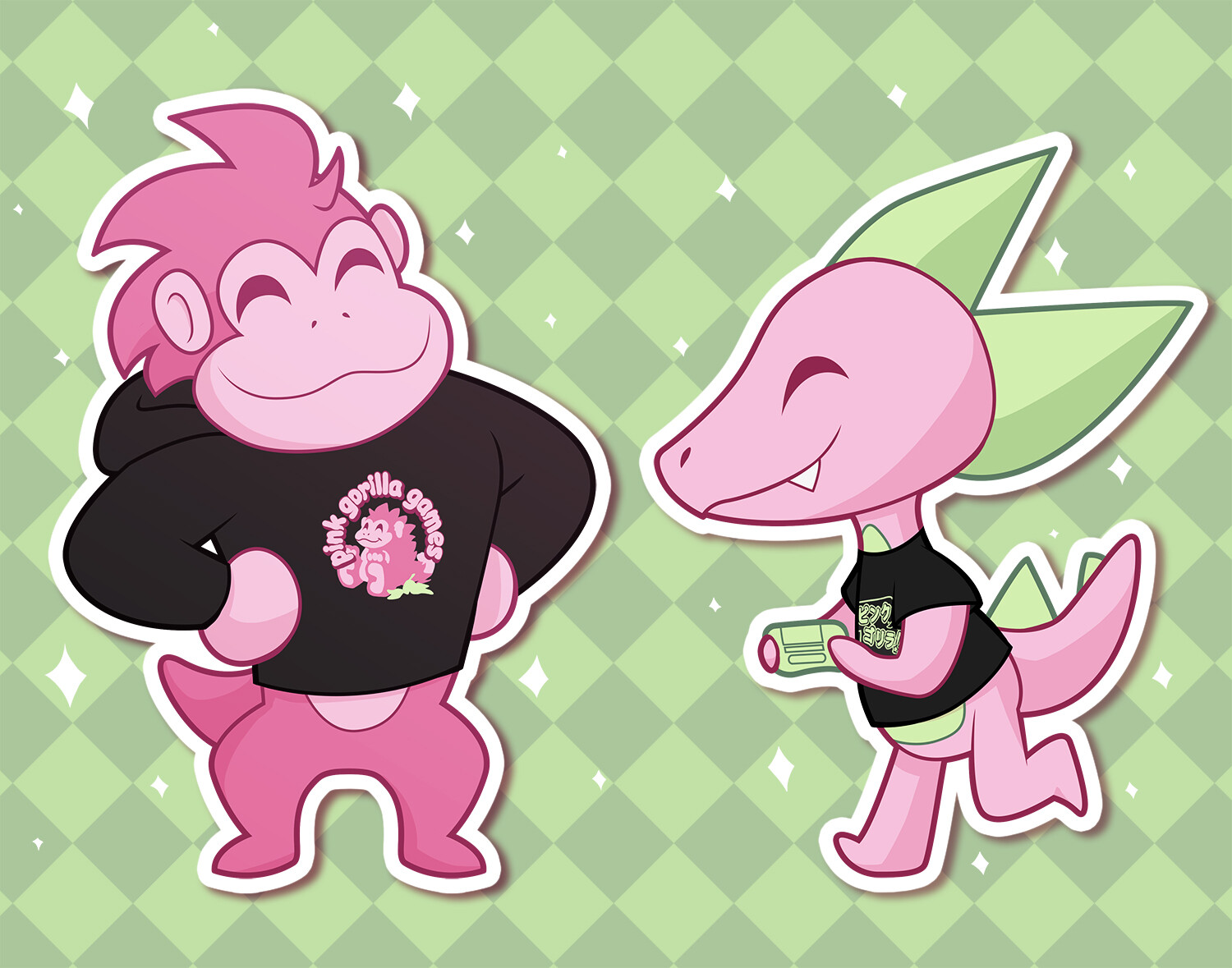 ArtStation Pink Gorilla Games Stickers