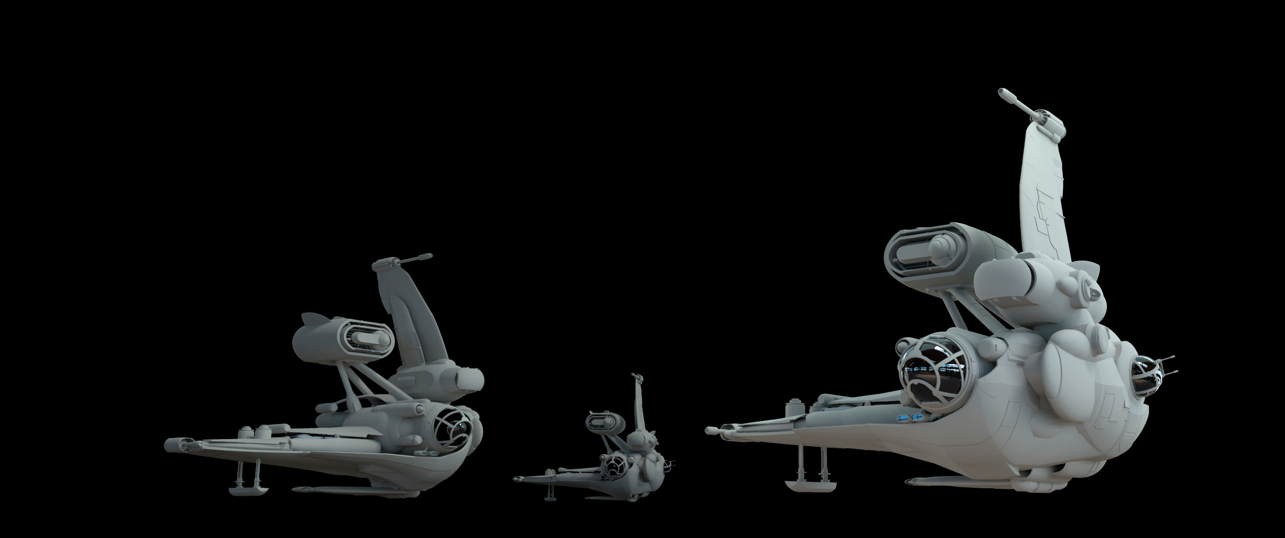 Keyframe exploration with clay material 3.