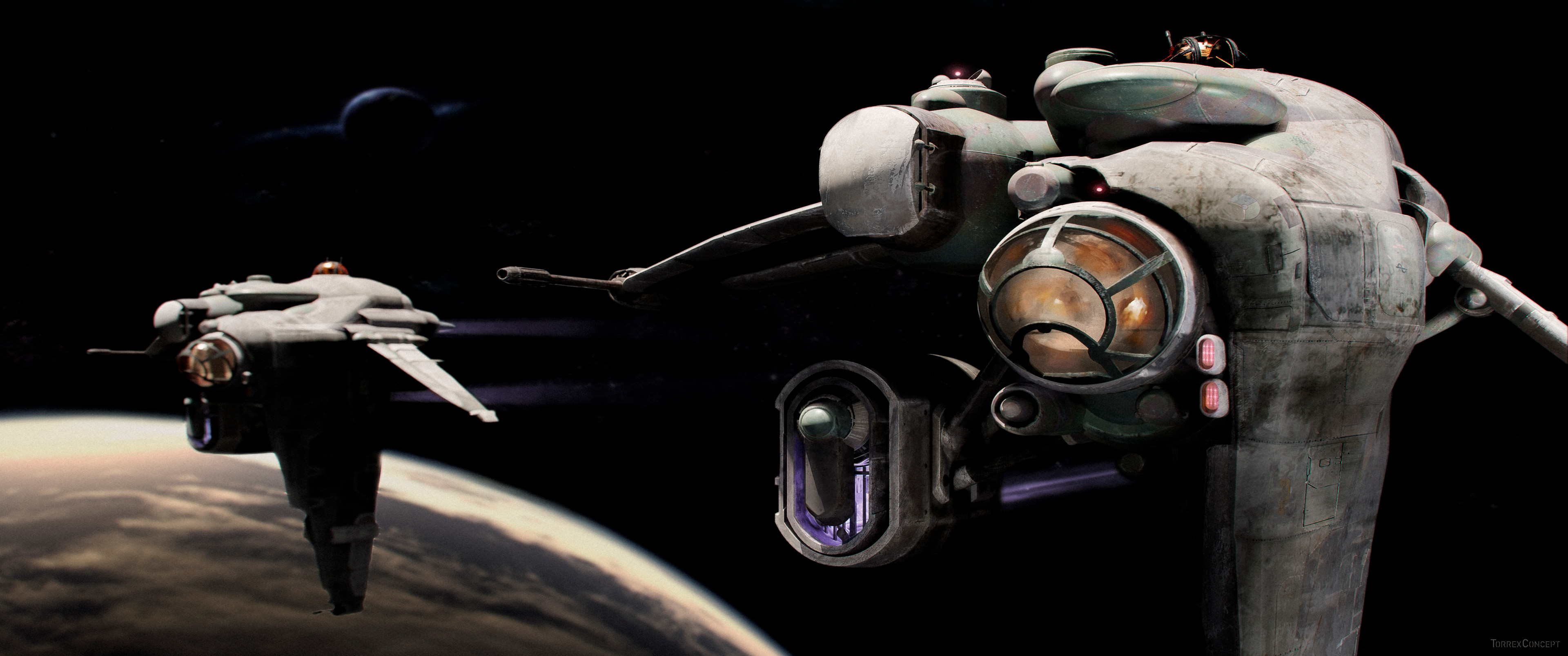 Keyframe exploring the space.