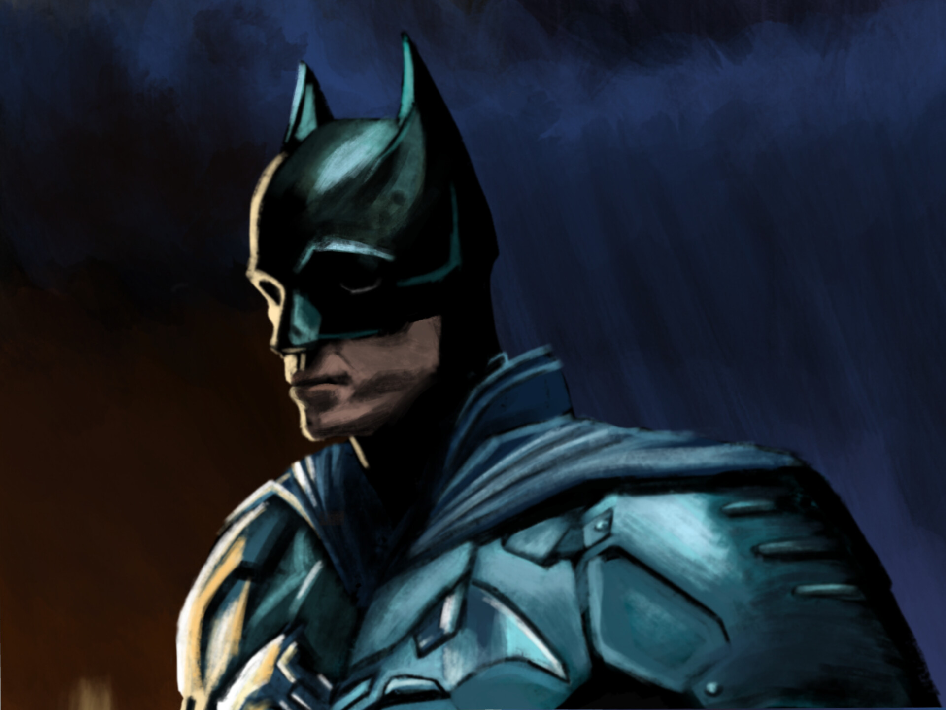 ArtStation - Batman digital painting exercise