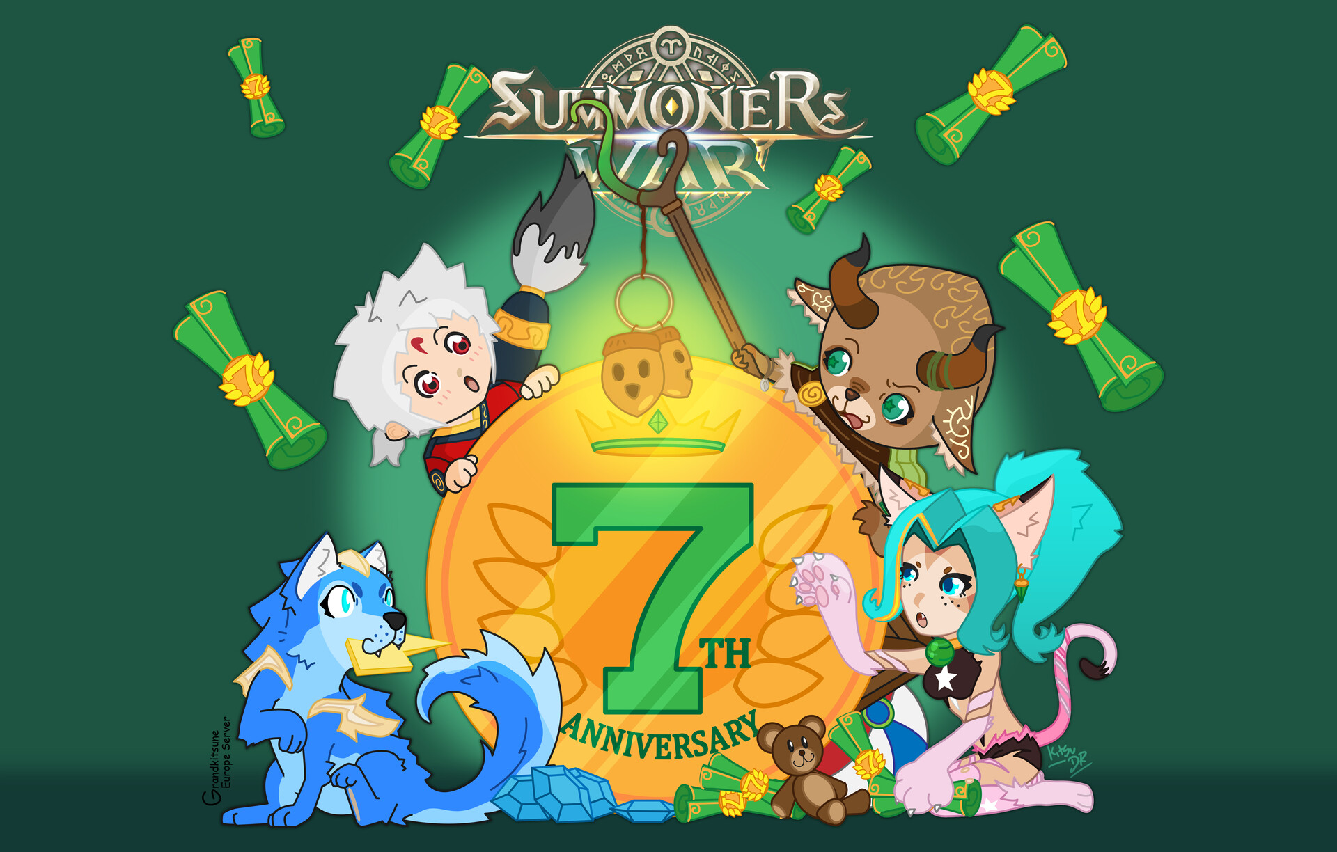 ArtStation Summoners War 7th Anniversary