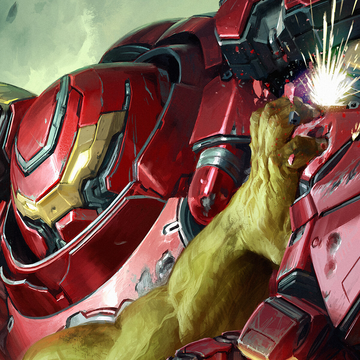 Iron Man Hulkbuster GIF - Iron Man Hulkbuster Marvel - Discover & Share GIFs