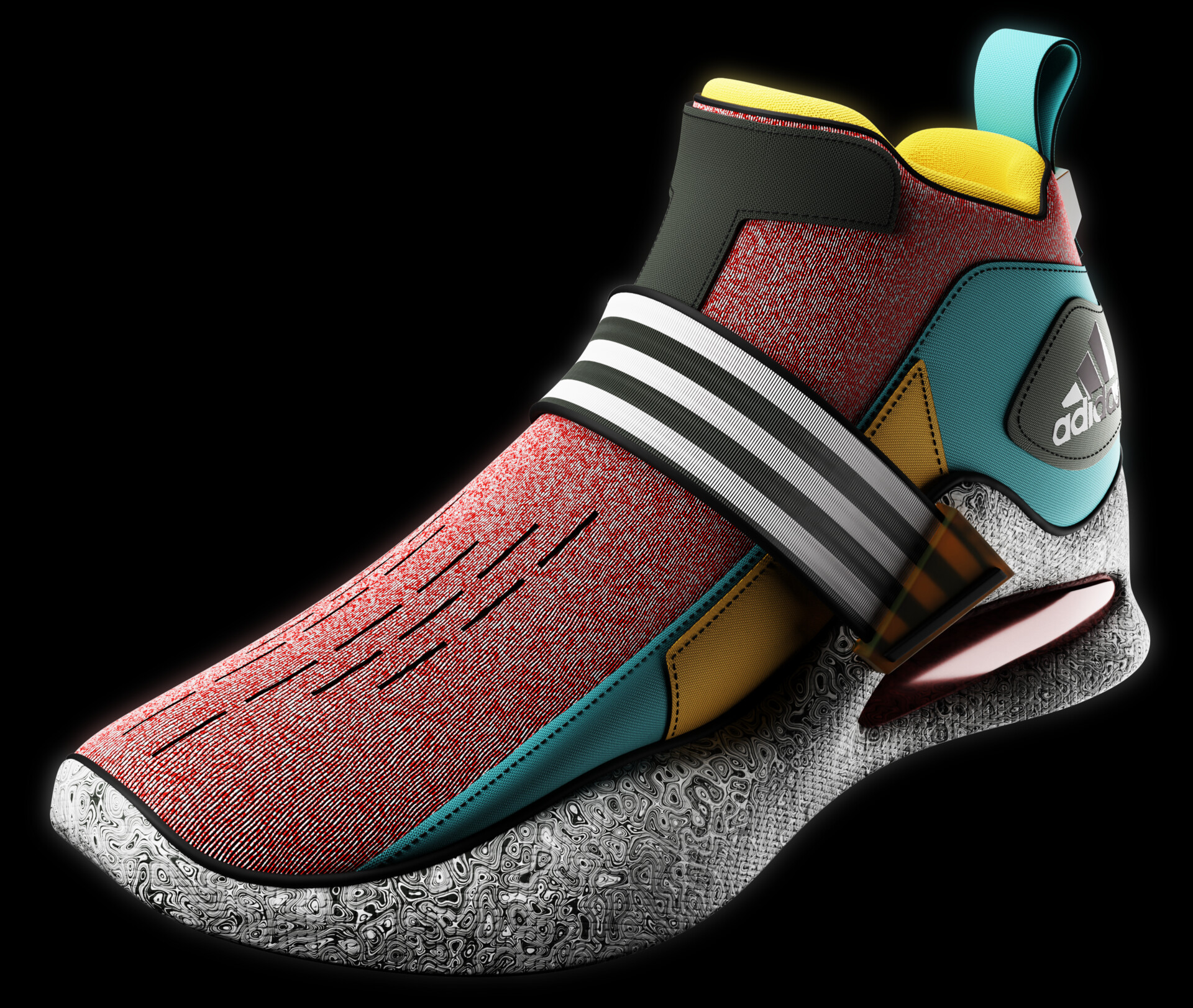 Guión Caprichoso Forzado ArtStation - Adidas Shoe Concept
