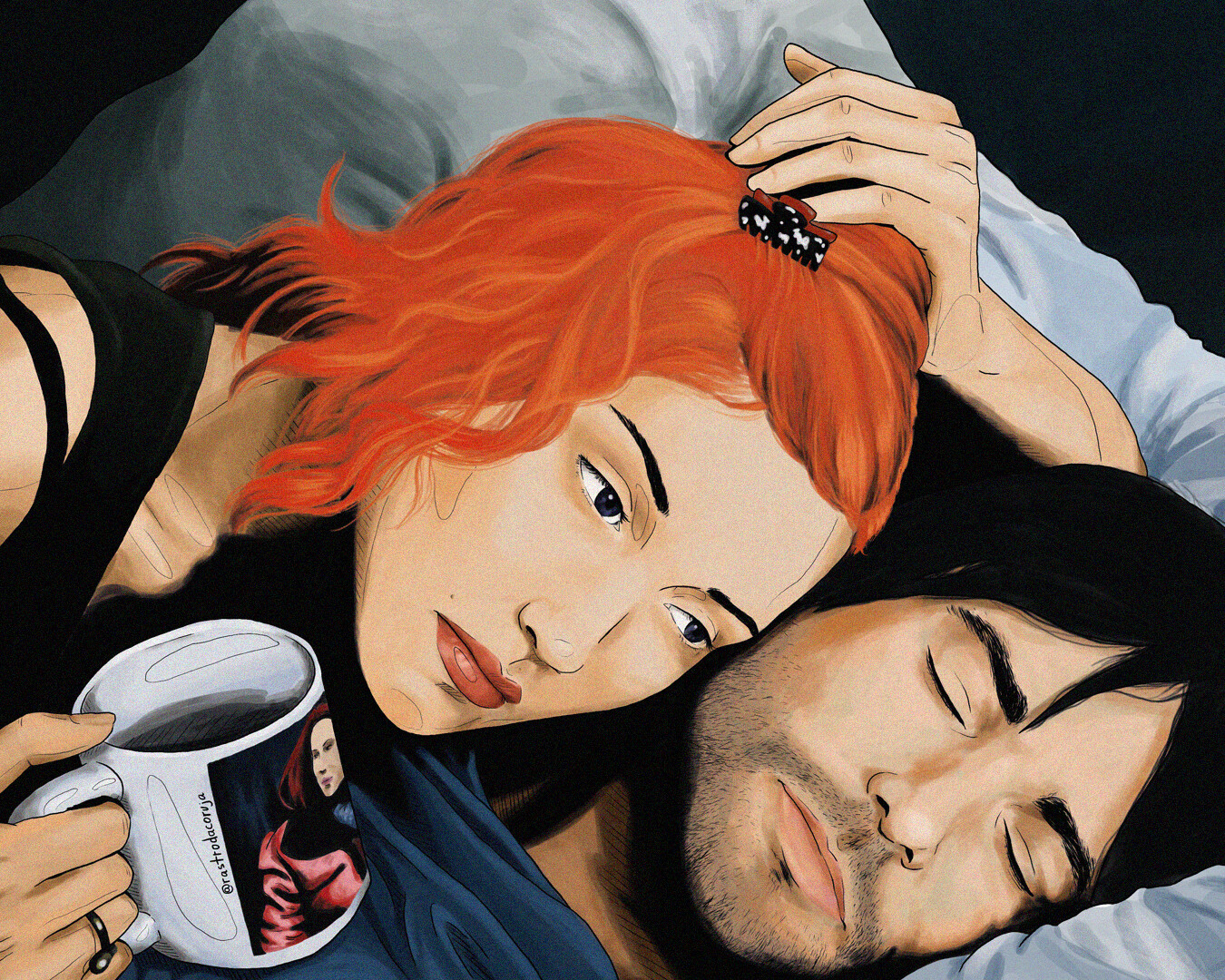 ArtStation Clementine and Joel