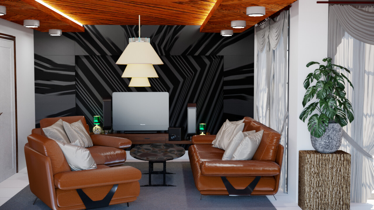 ArtStation - TV room design