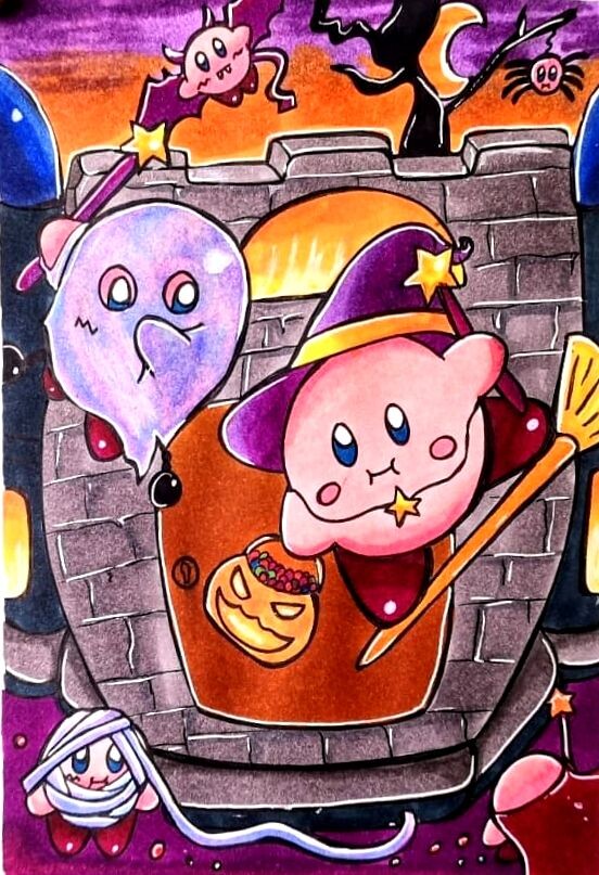 ArtStation - Kirby Fanart Halloween