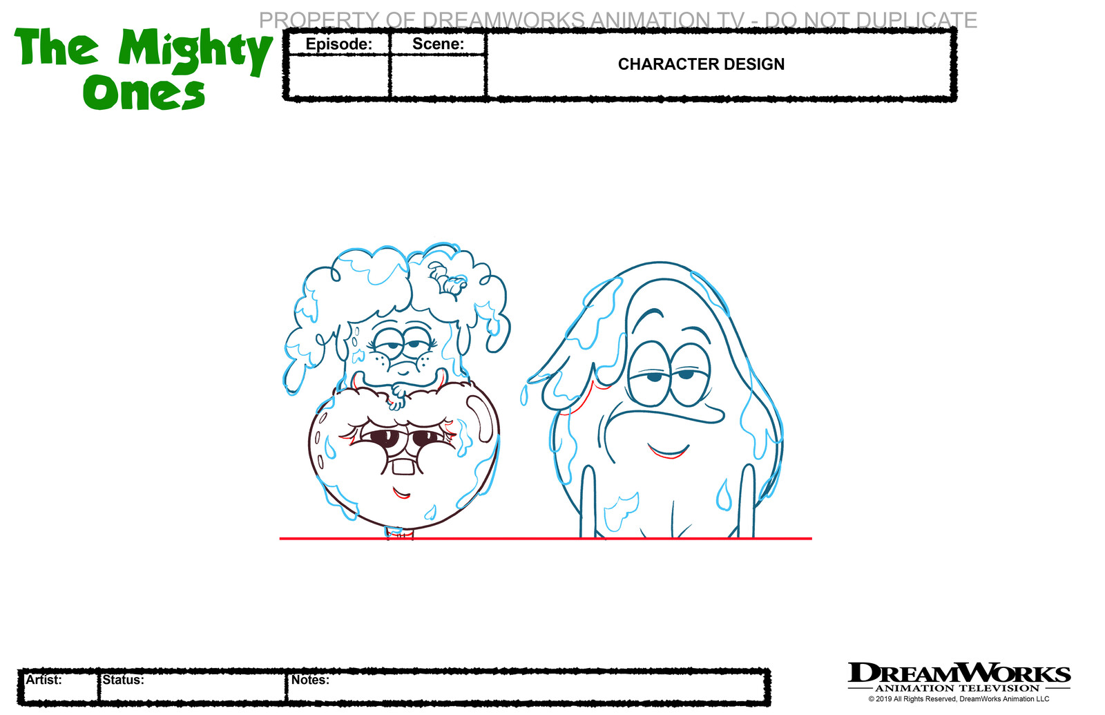 Dreamworks - The Mighty Ones - Character Design