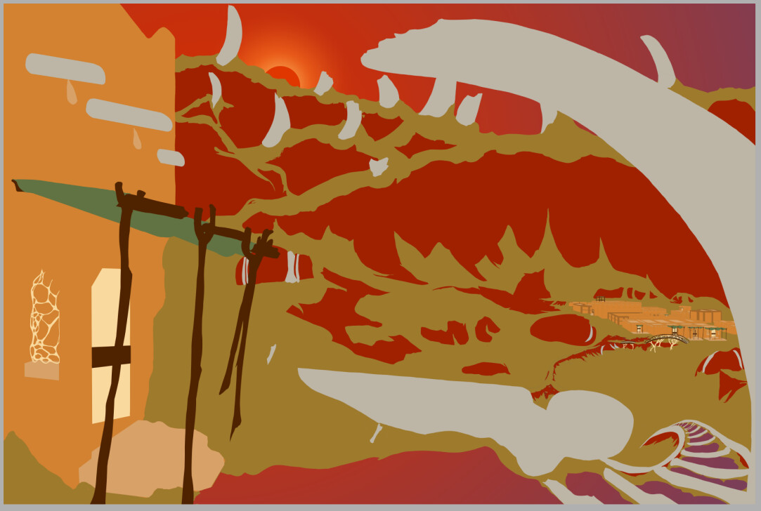 Progress 5 - Colour Blocking