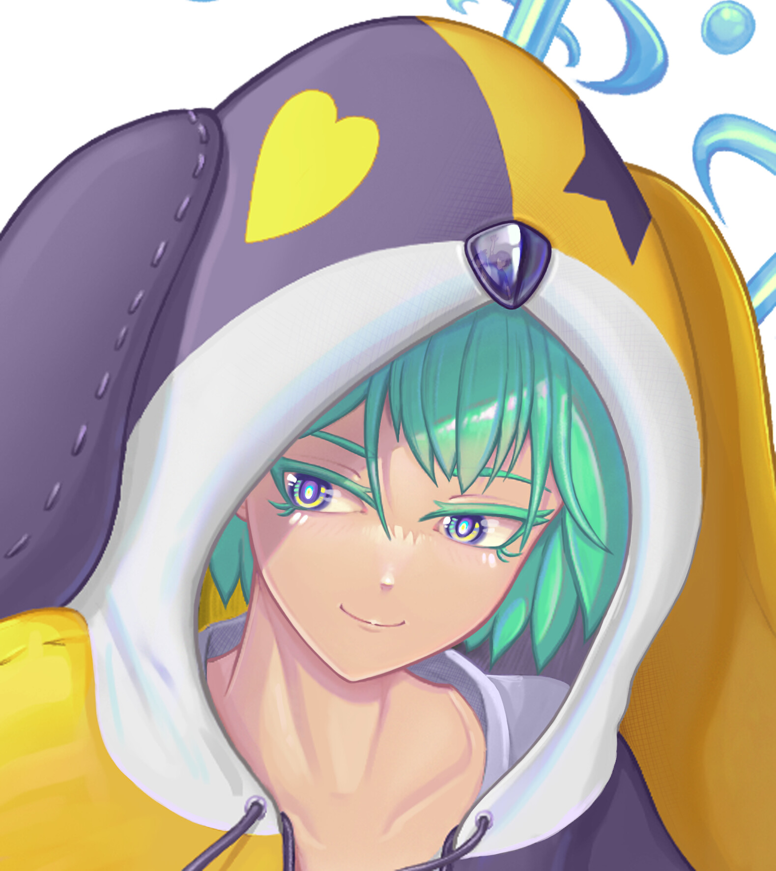 ArtStation 繪圖日記原創角色設計水無月 夜顏