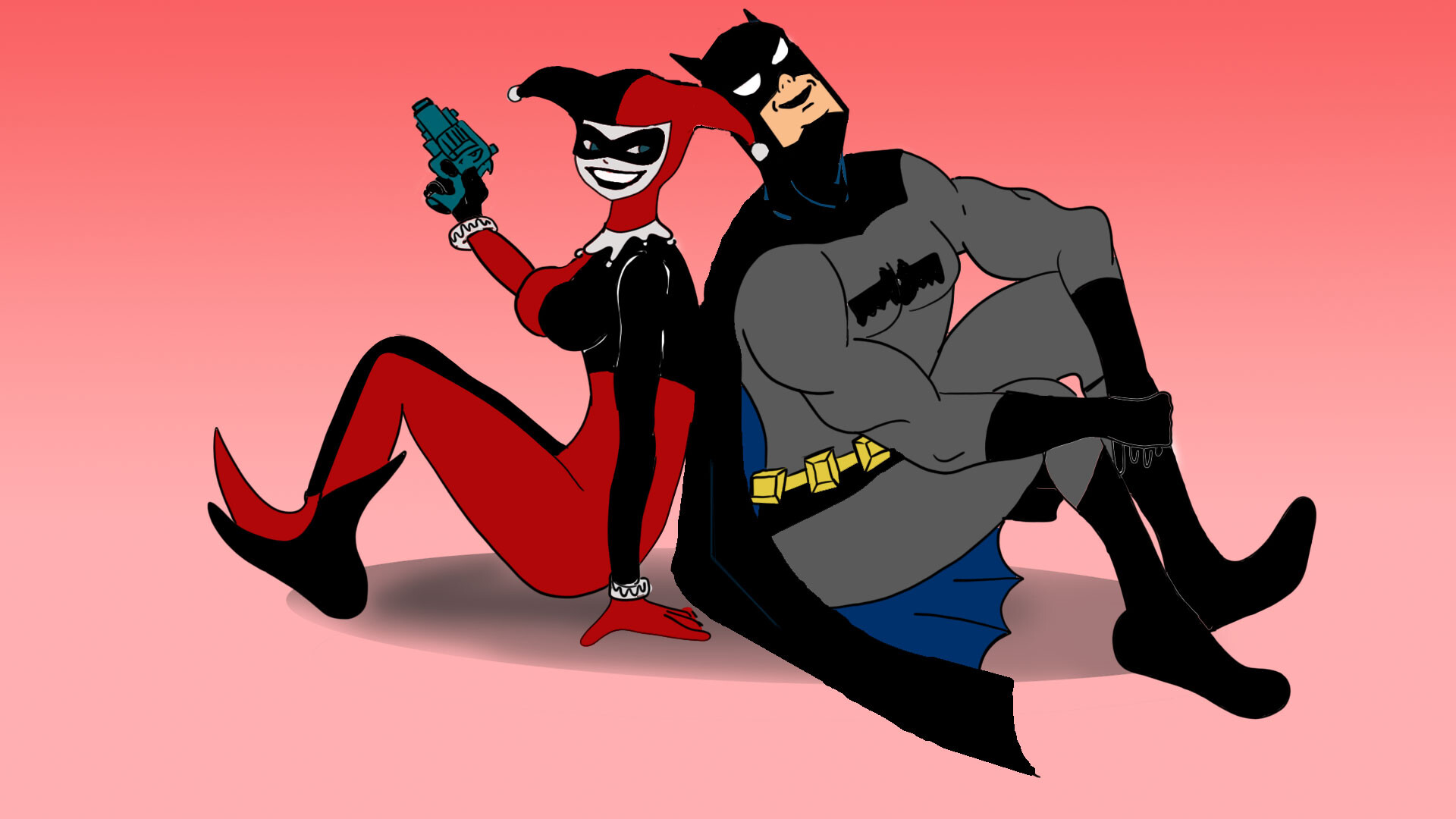 ArtStation - Batman & Harley Quinn
