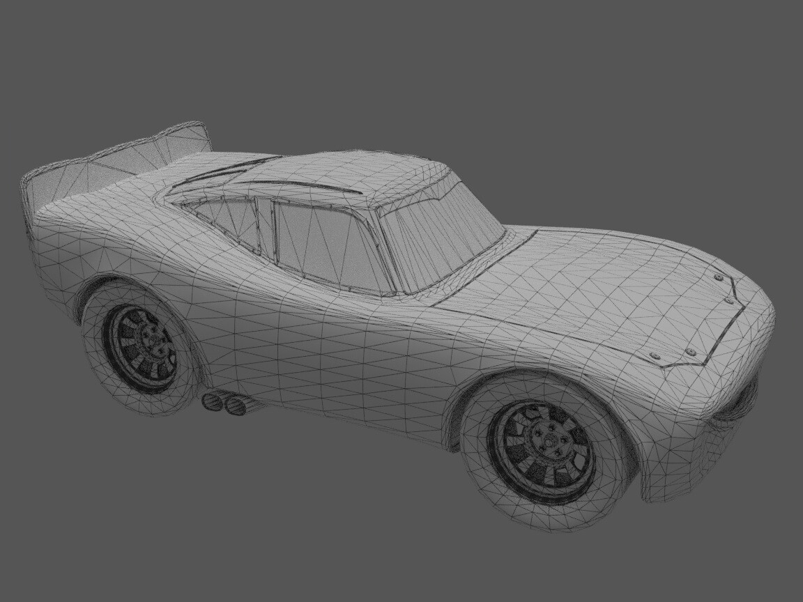 ArtStation - Lightning Mcqueen 3D model