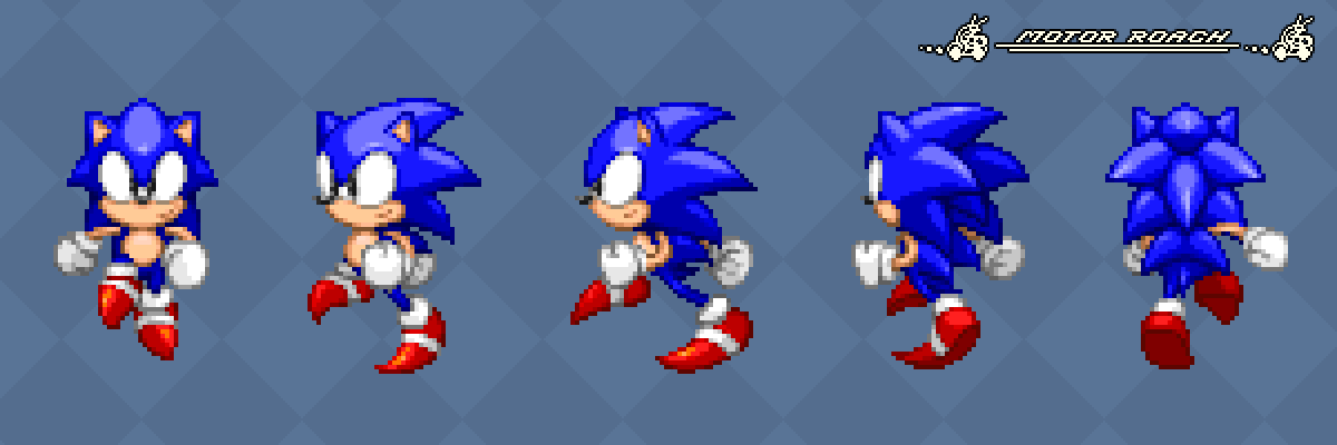 ArtStation - A Bunch Of Sonic Advance-Styled Sprites