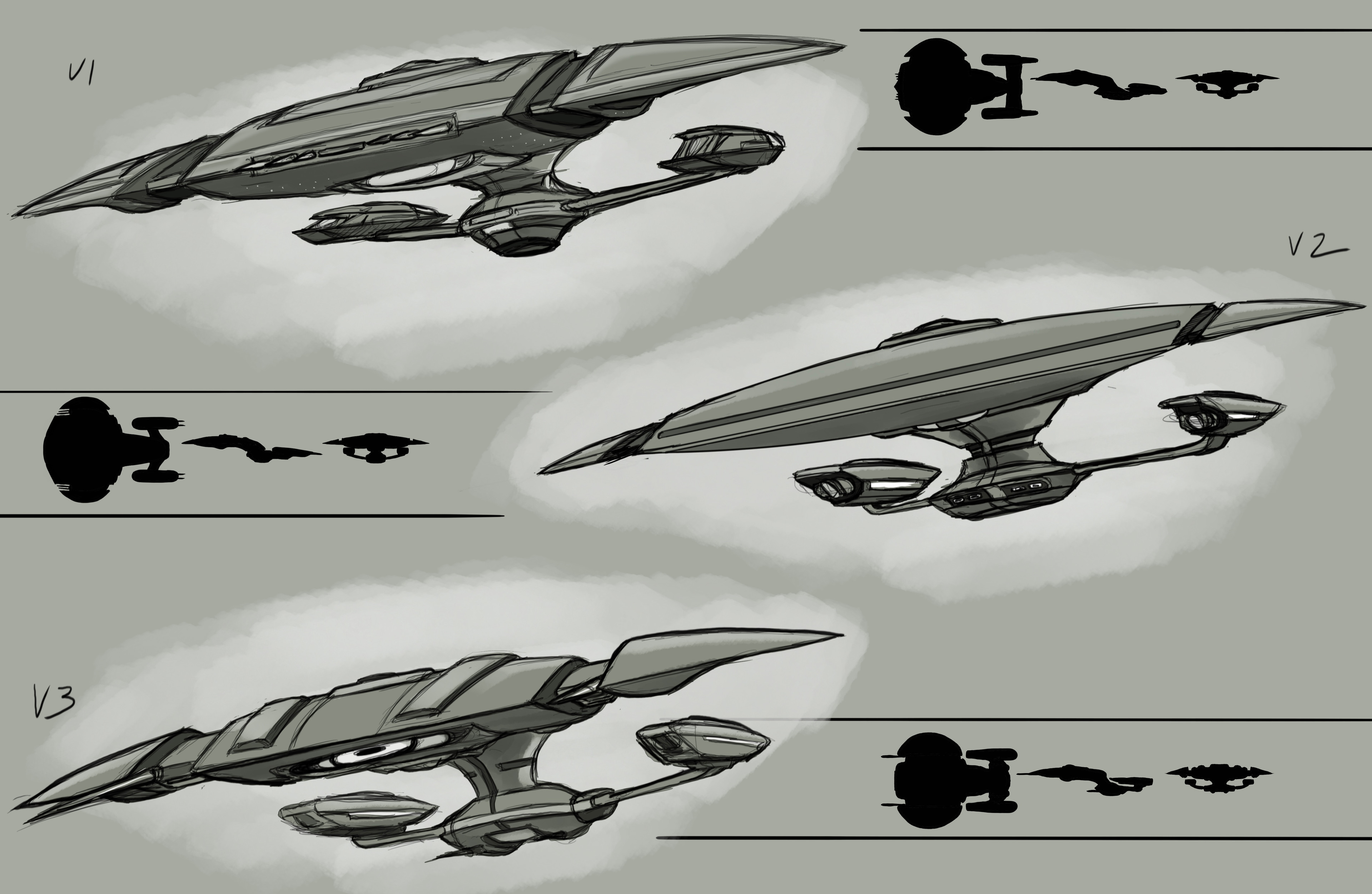 ArtStation - Star Trek Picard 202 - World Razer Concept Sketches