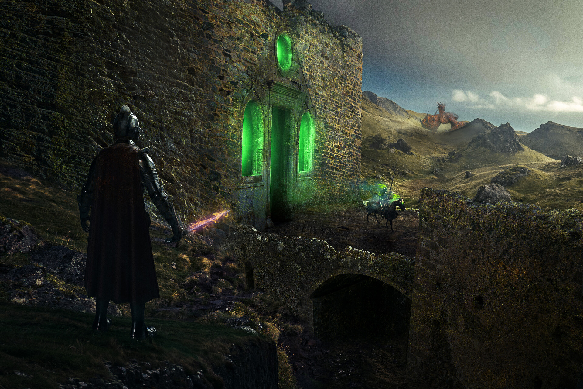 ArtStation cursed castle