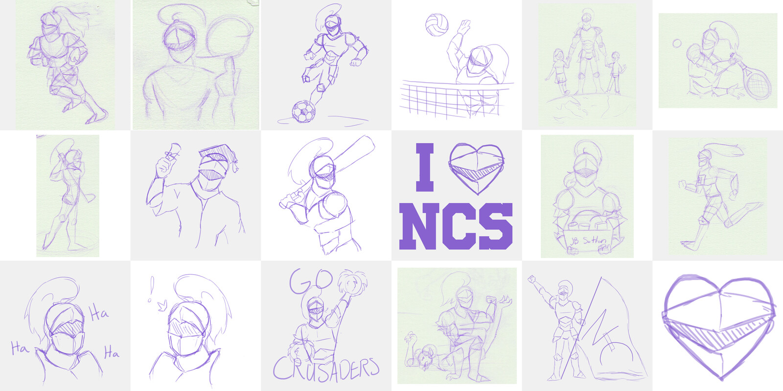 Sketch process. Not all of these made it into the final app.