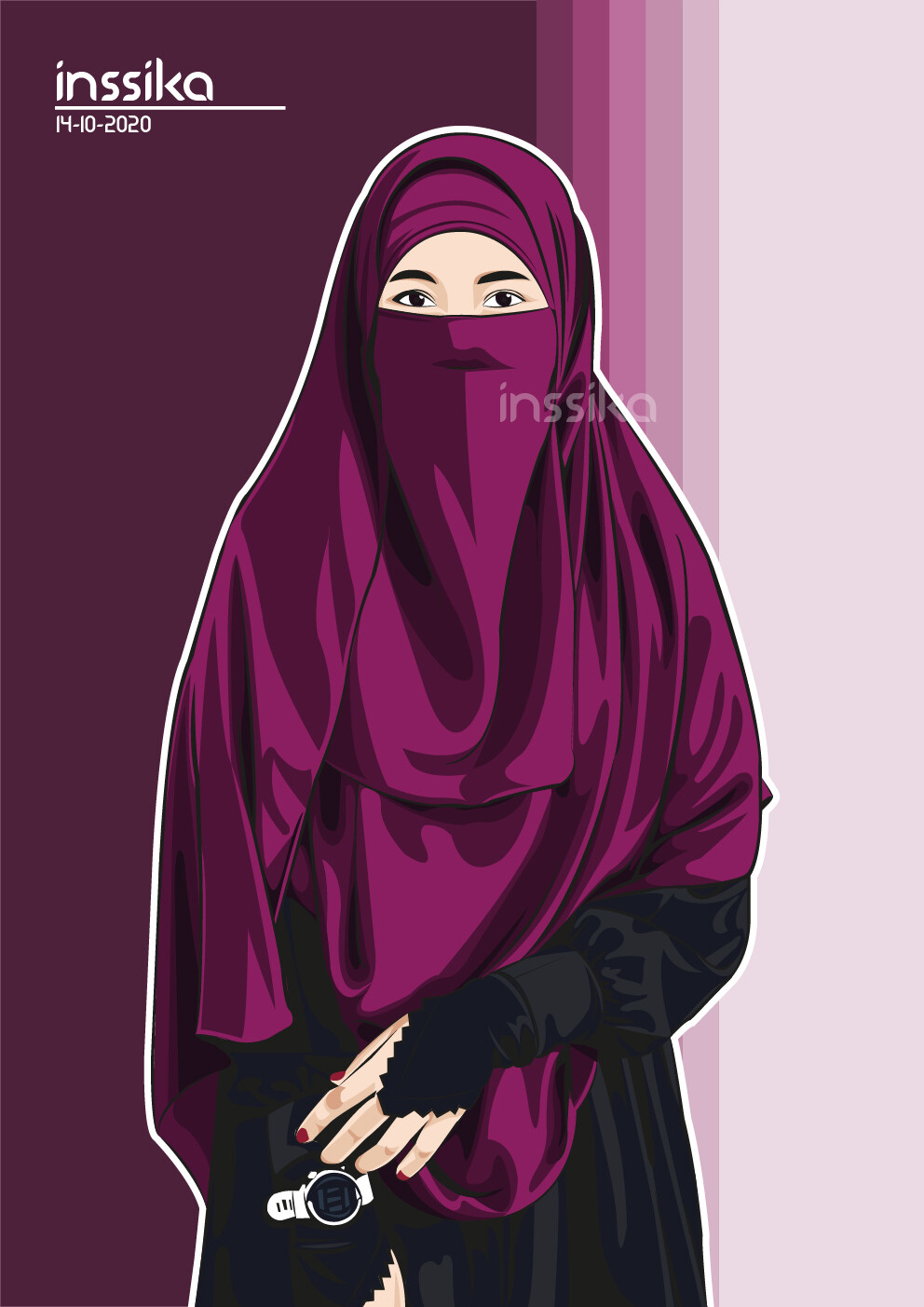 ArtStation - Niqab hijab