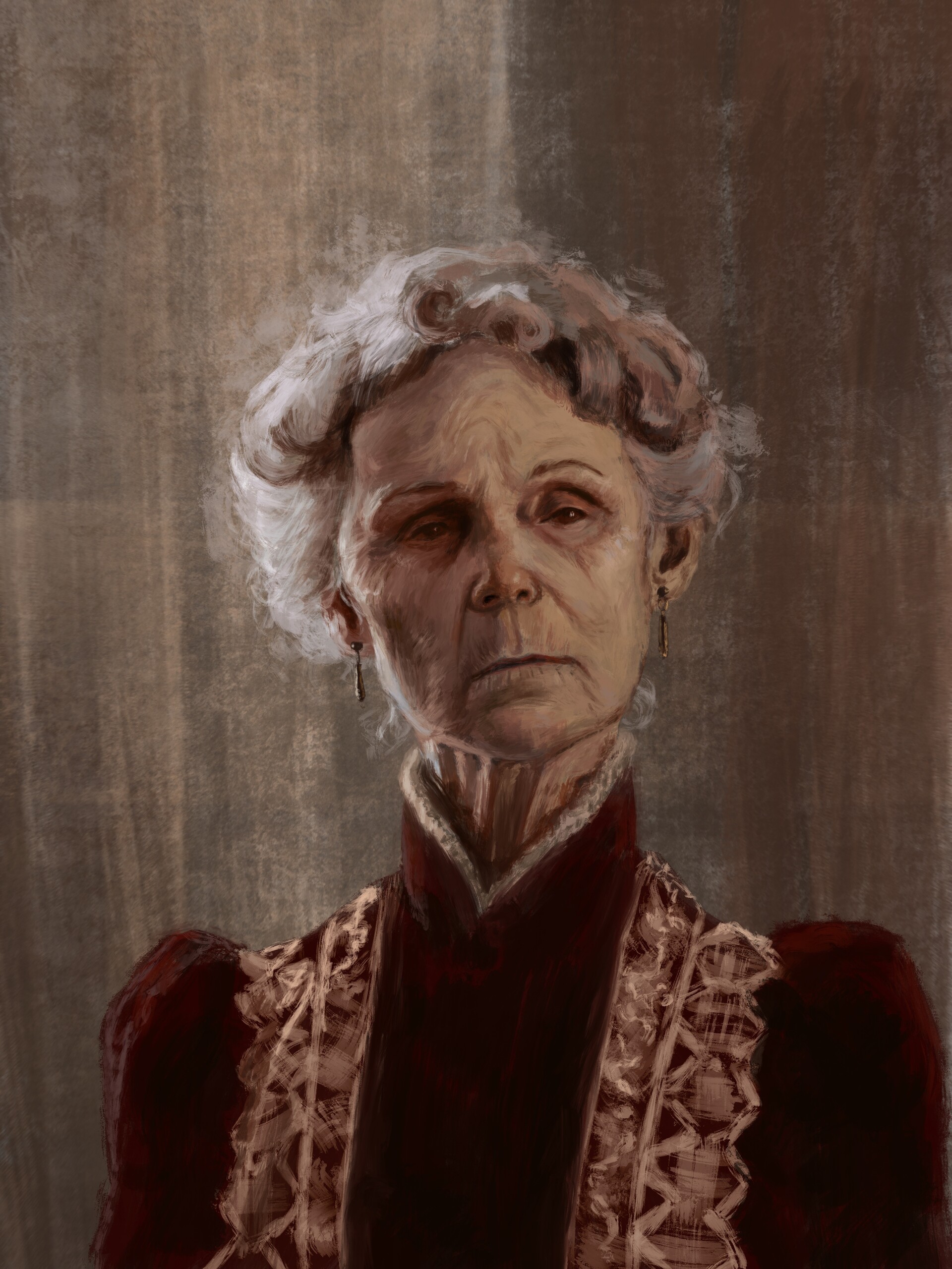 ArtStation Portrait of aunt Josephine from “Anne with an E”
