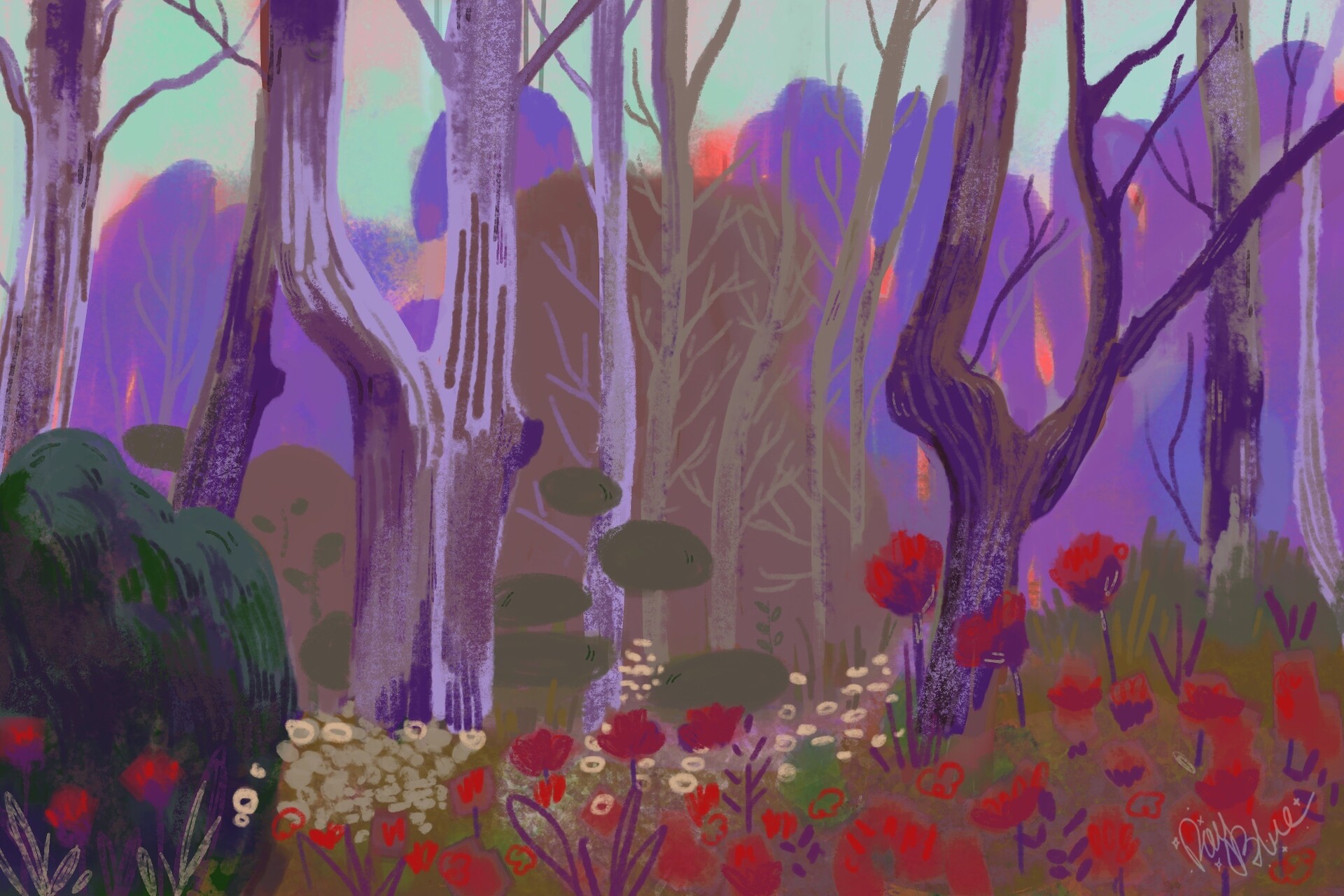 ArtStation - Forest Scene