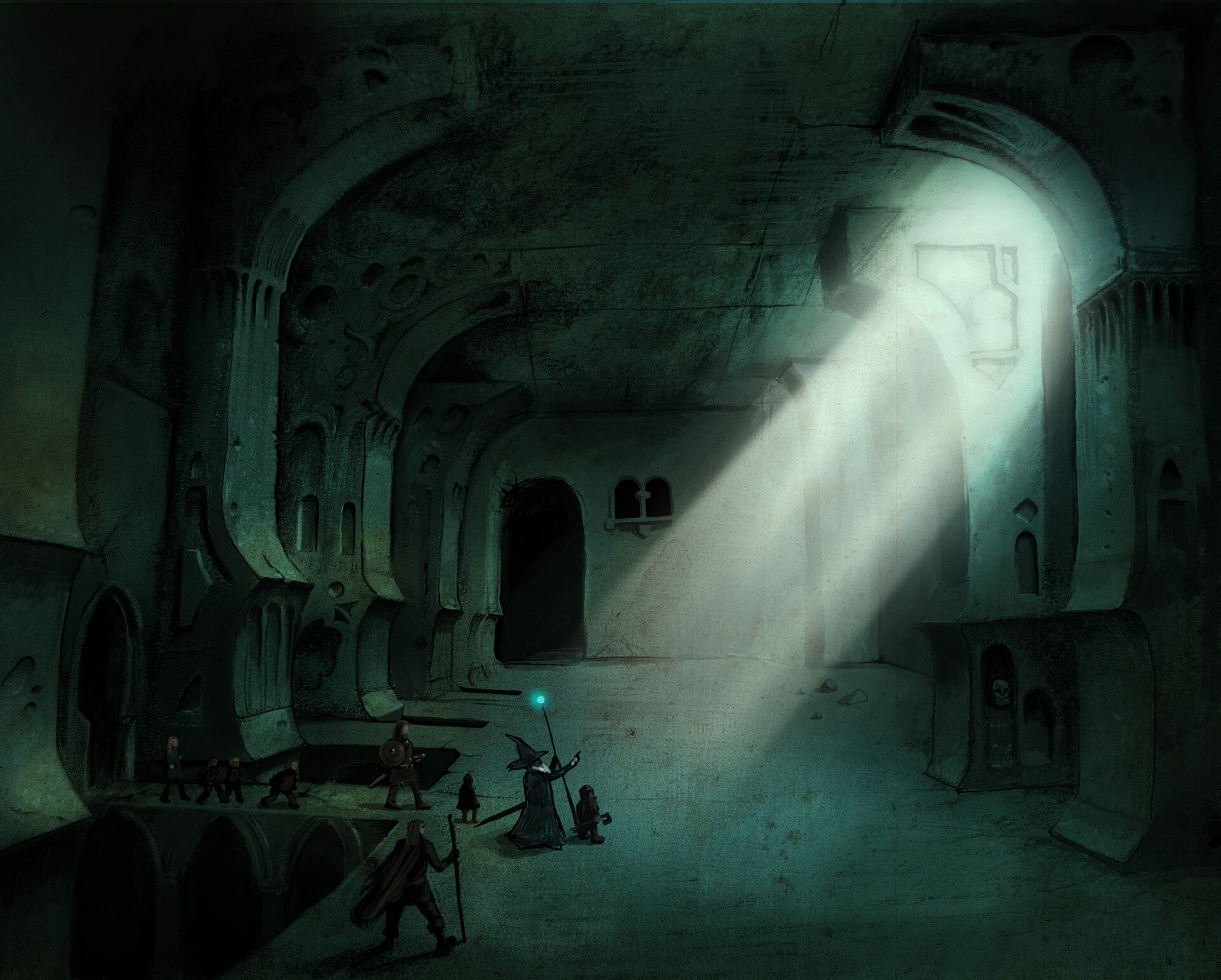 ArtStation Mines of Moria