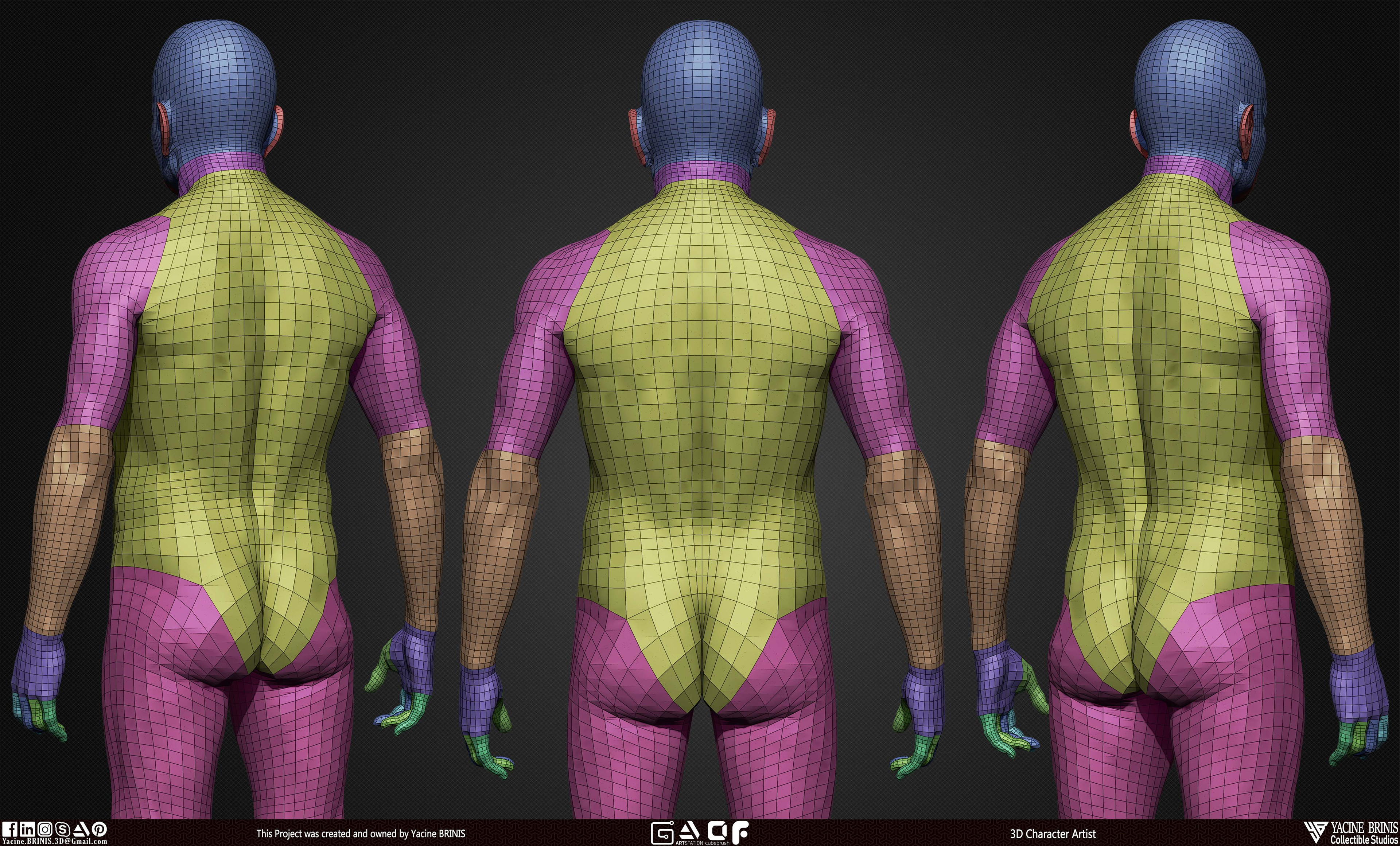 Old Man Basemesh 3D Model By Yacine BRINIS Anatomy Set 011