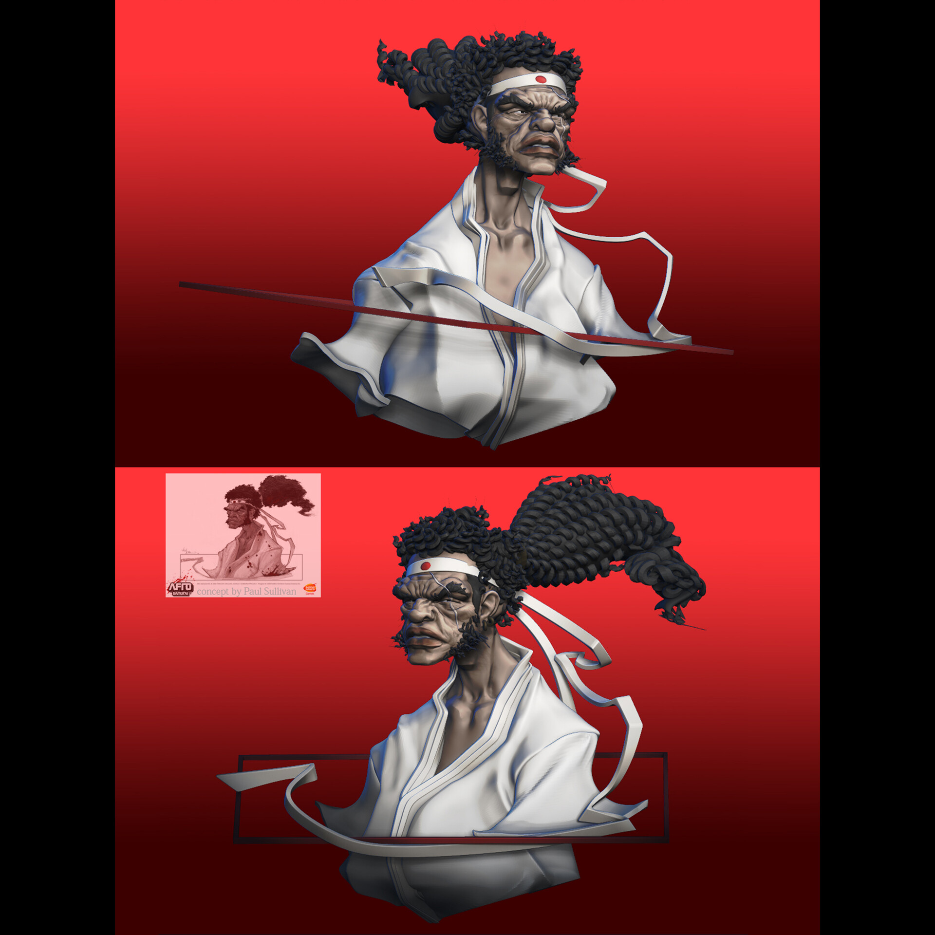 ArtStation - Afro Samurai