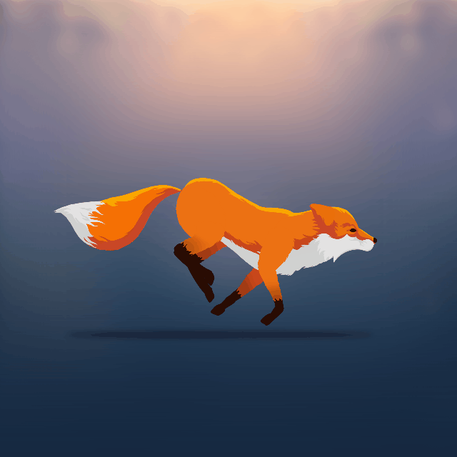 Fox animation gif