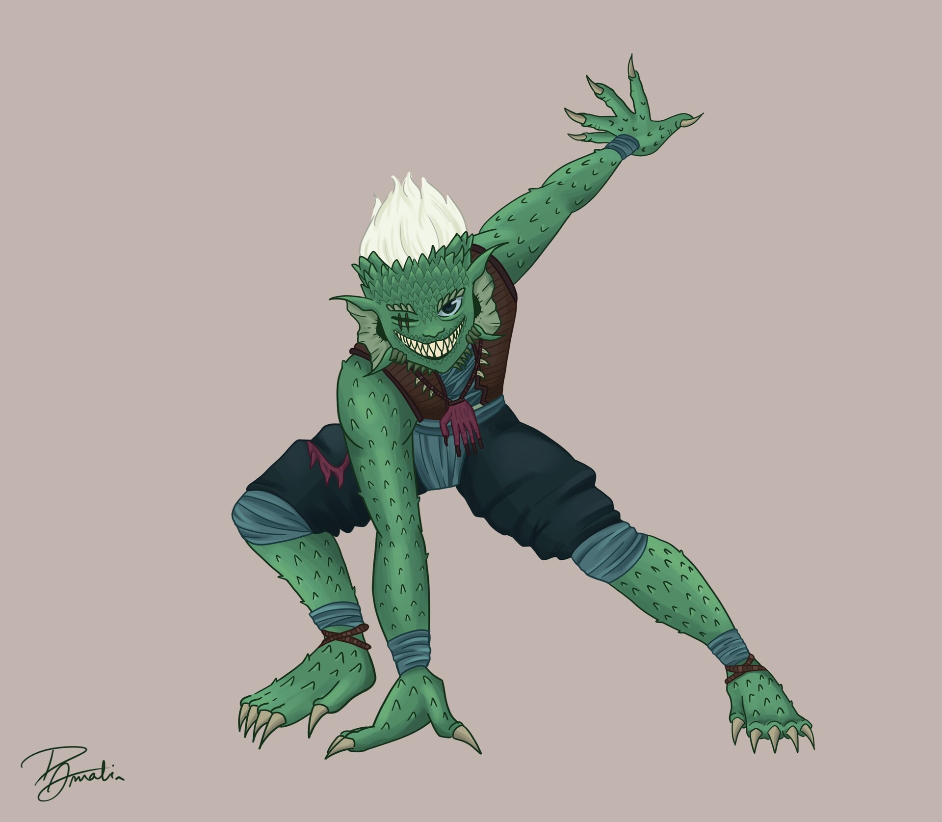 ArtStation Reptile character