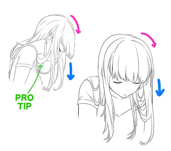 How to Draw Anime Hair - Easy Drawing Art