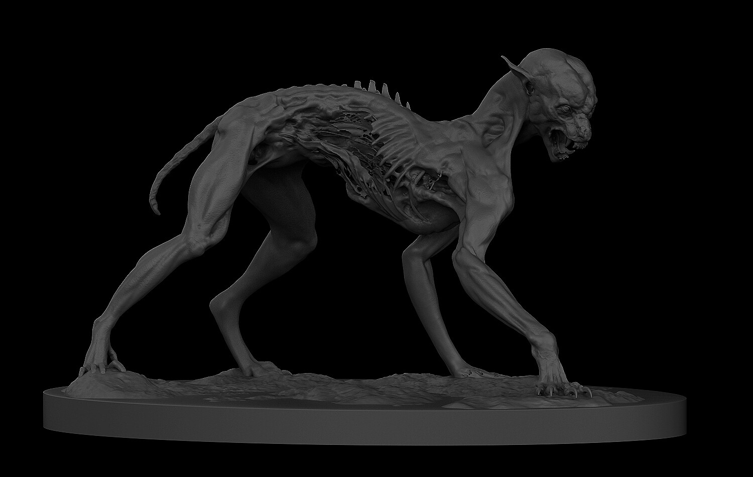 The Cursed (Eight for Silver) 2018 Creature Concept Maquette