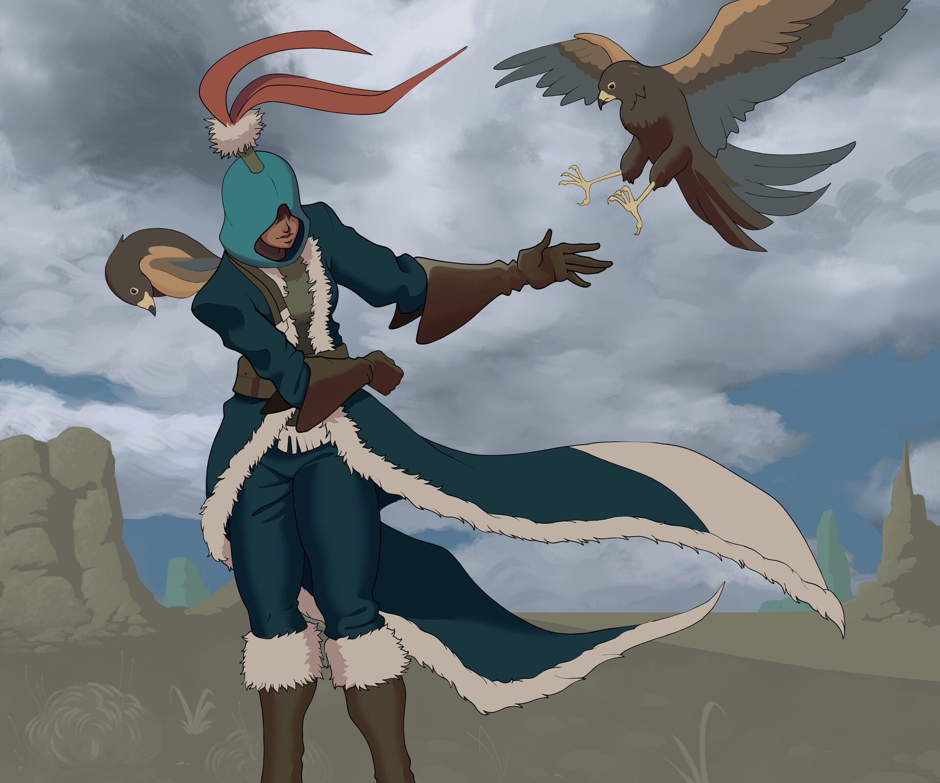 ArtStation Falconer Character Design