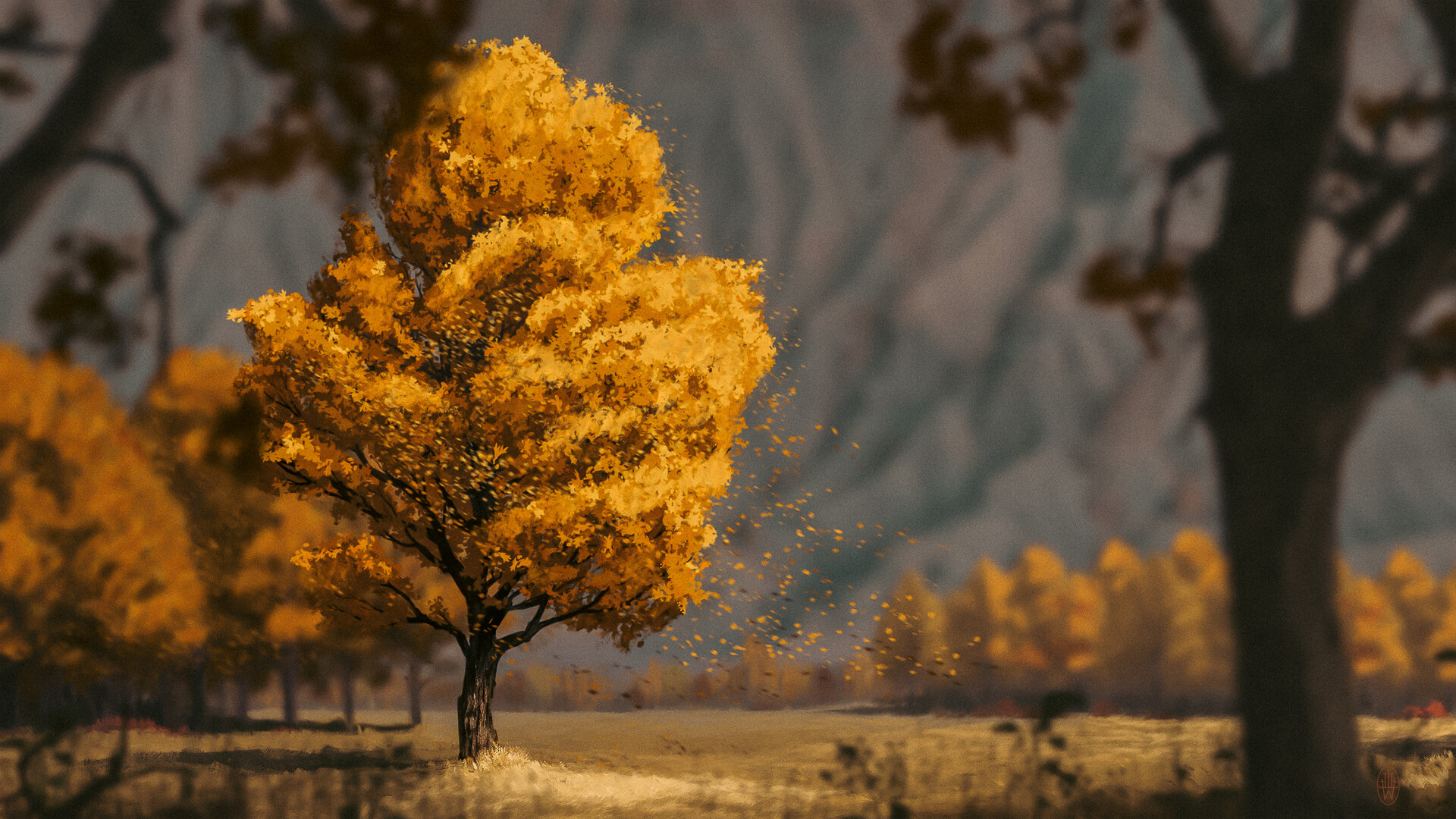 Luke Wells Illustration and Design Utah Golden Hour