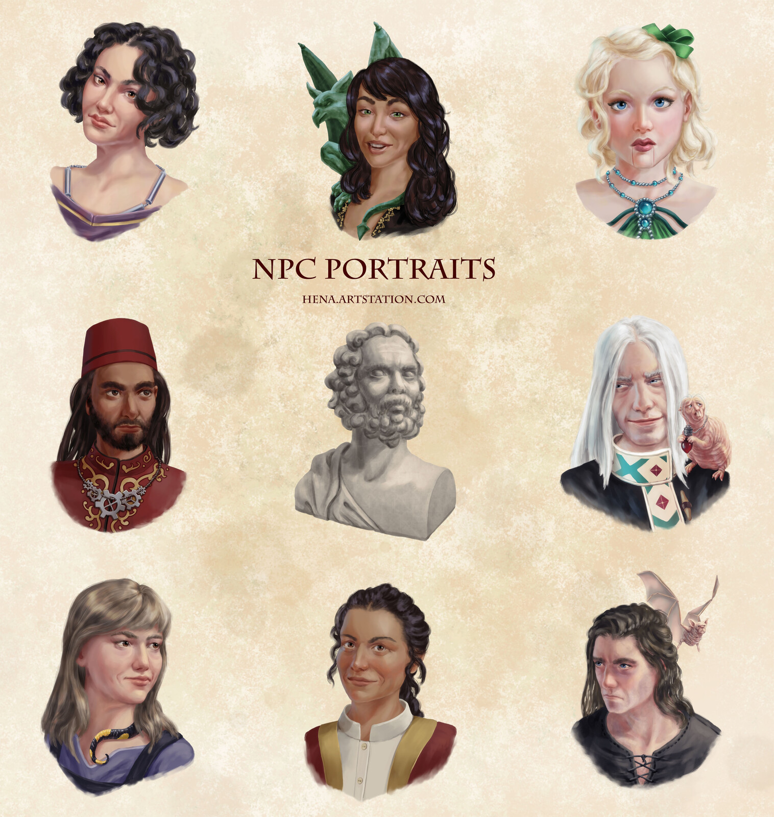DSA: NPC Portraits Animatorium