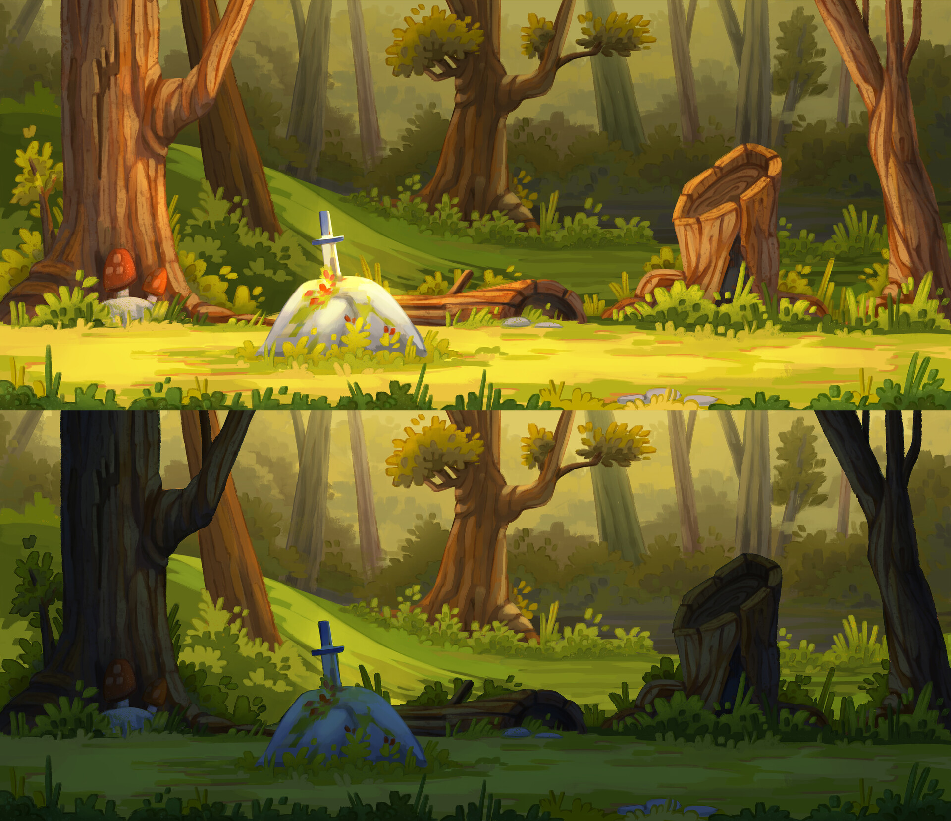 ArtStation - Forest Animation Background
