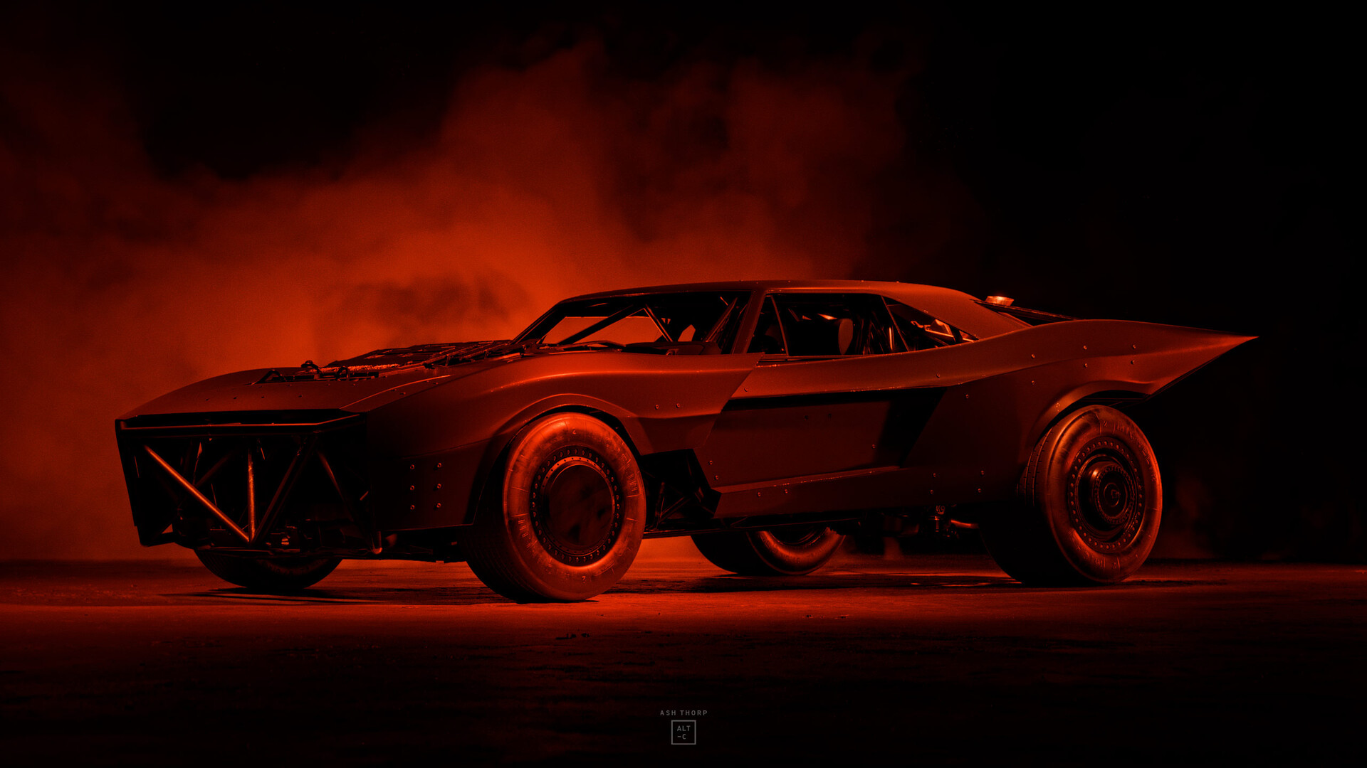 Ash Thorp THE BATMAN BATMOBILE CONCEPT 001