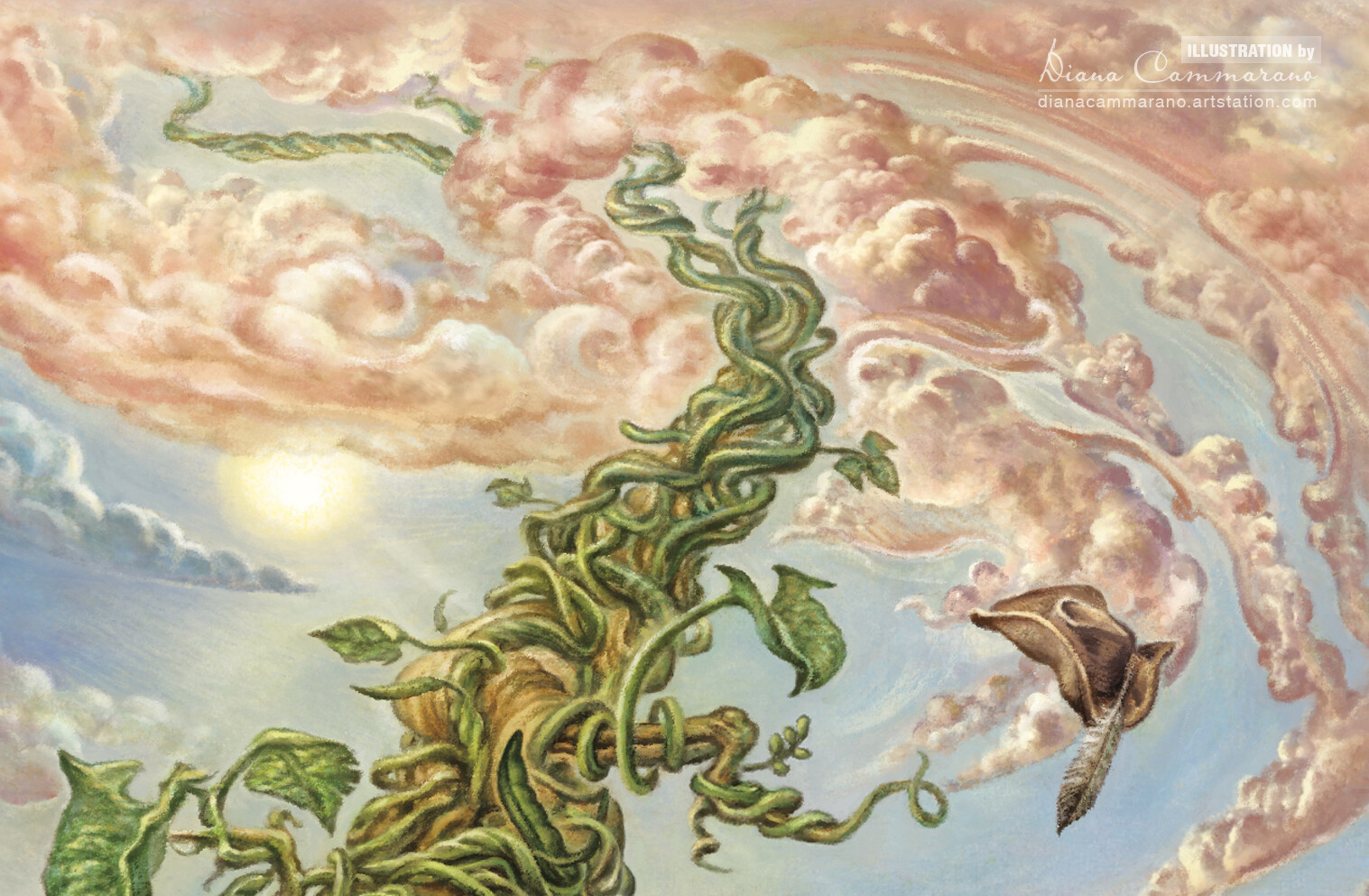 Focus on the clouds in the sky