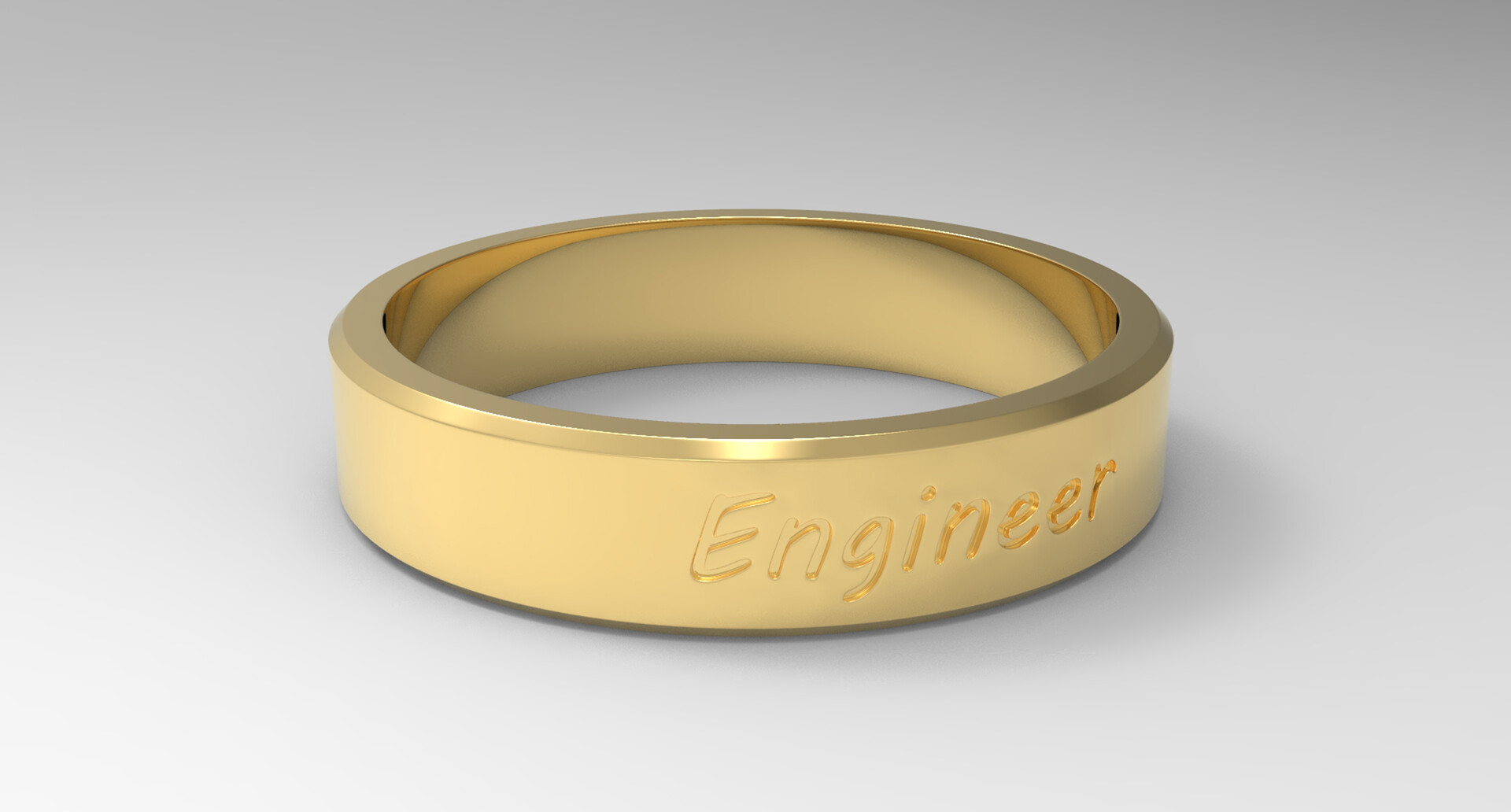ArtStation Engineer Ring Gold