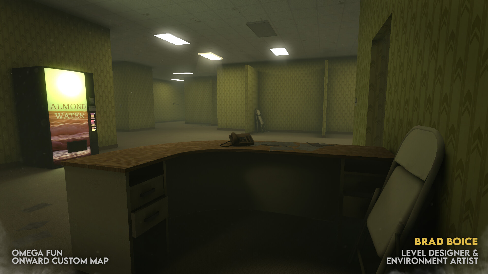 ArtStation - Backrooms - Custom Map for Onward