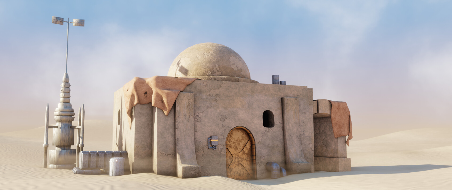 ArtStation Tatooine House