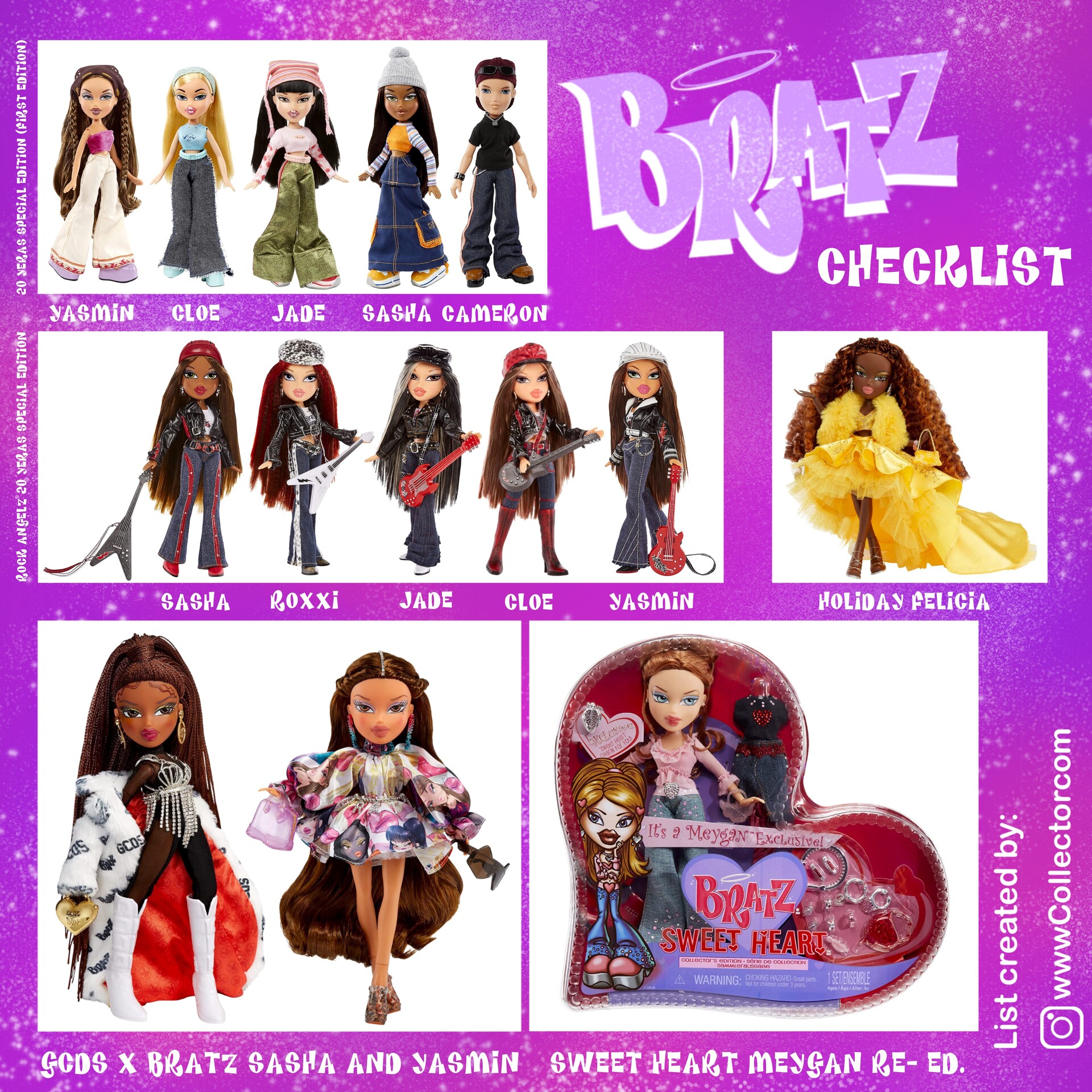 Bratz collection list store