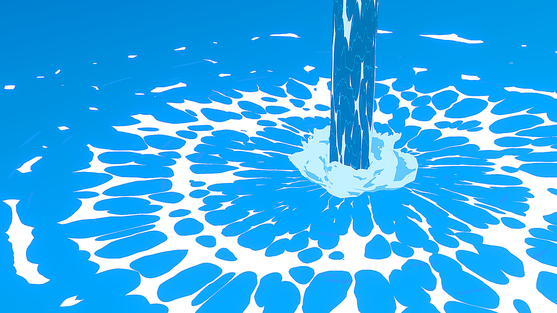 anime water splash FX