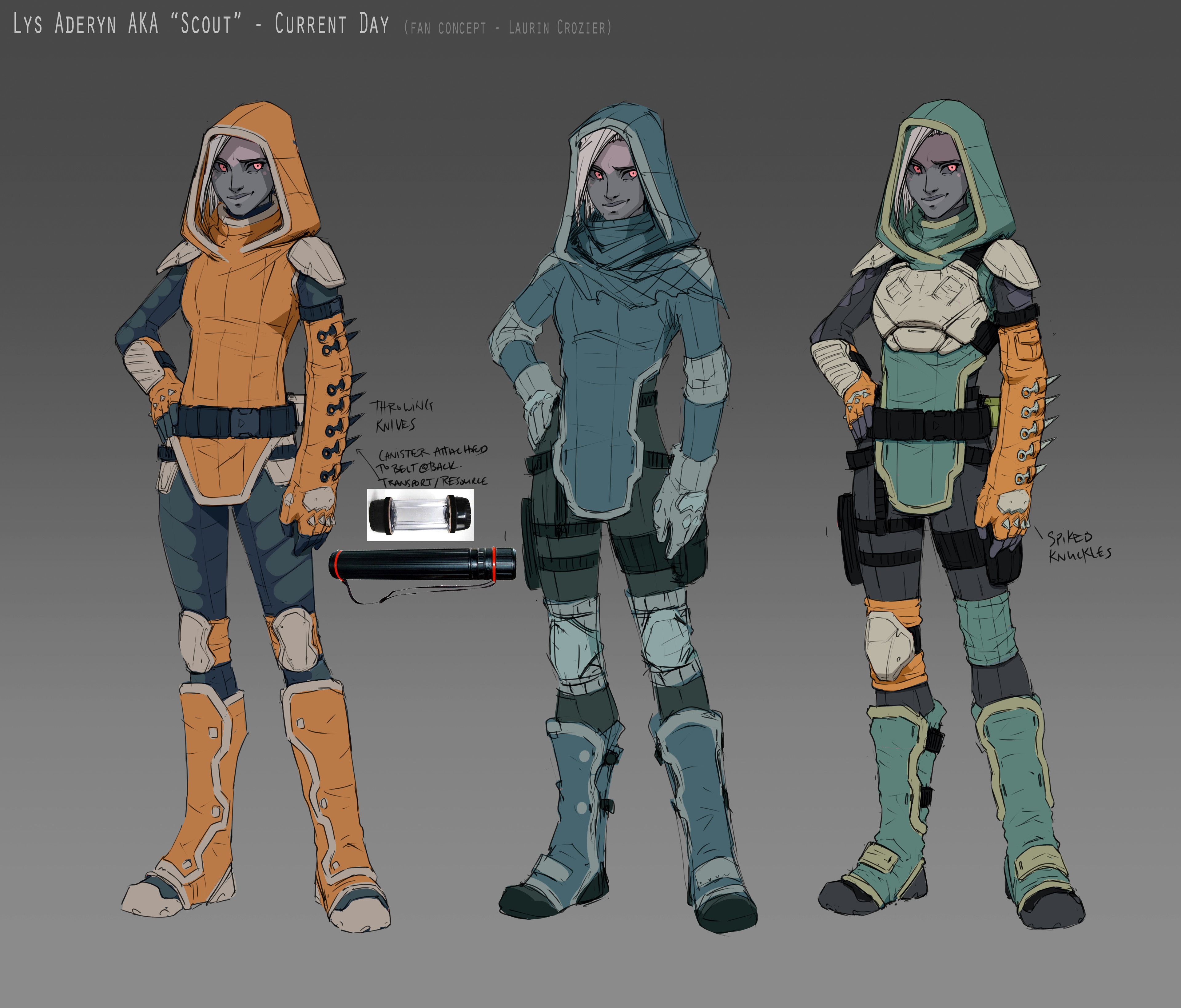 3rd pass. exploring colors that might work well in a forest around dawn.