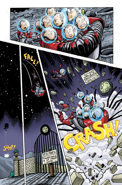 The Tick: Moon Marathon - Pg. 6
The Tick is Copyright © Ben Edlund, Other characters and art are © New England Comics